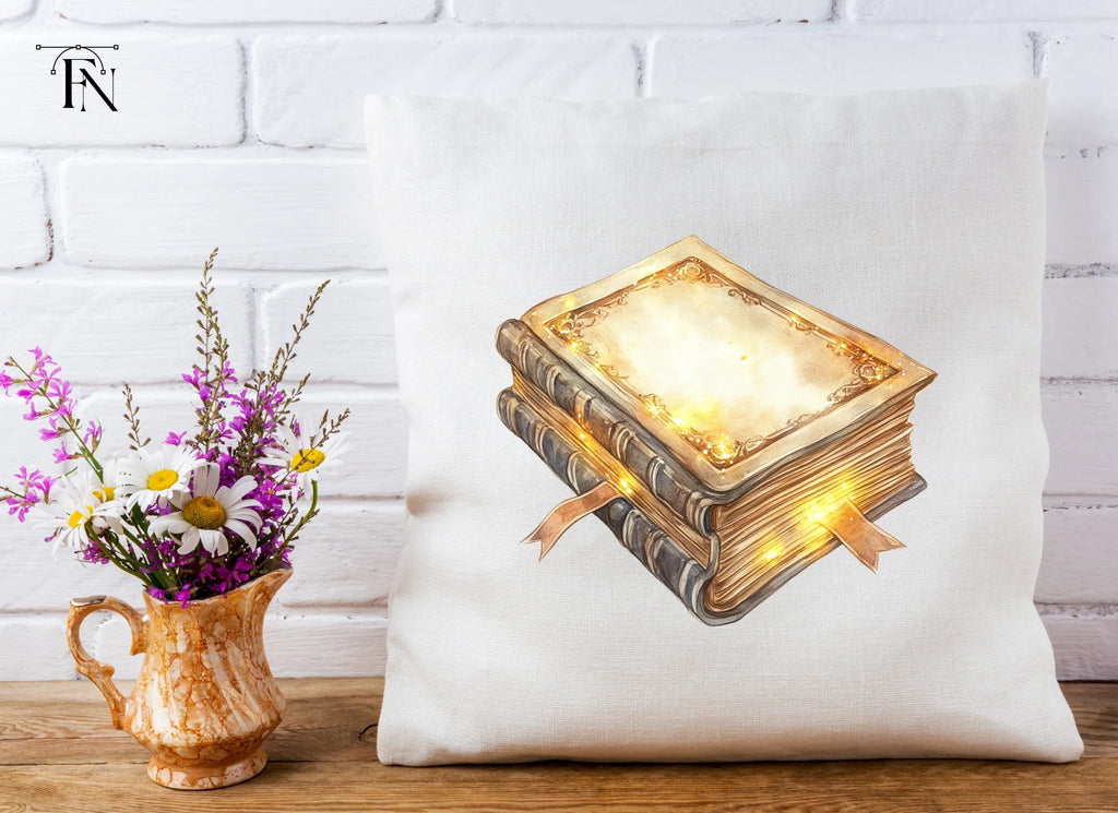 Magical Stack of Books Clipart Bundle