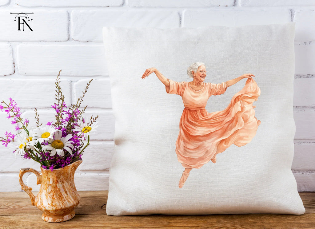 Elegant Senior Ballerina Clipart Bundle