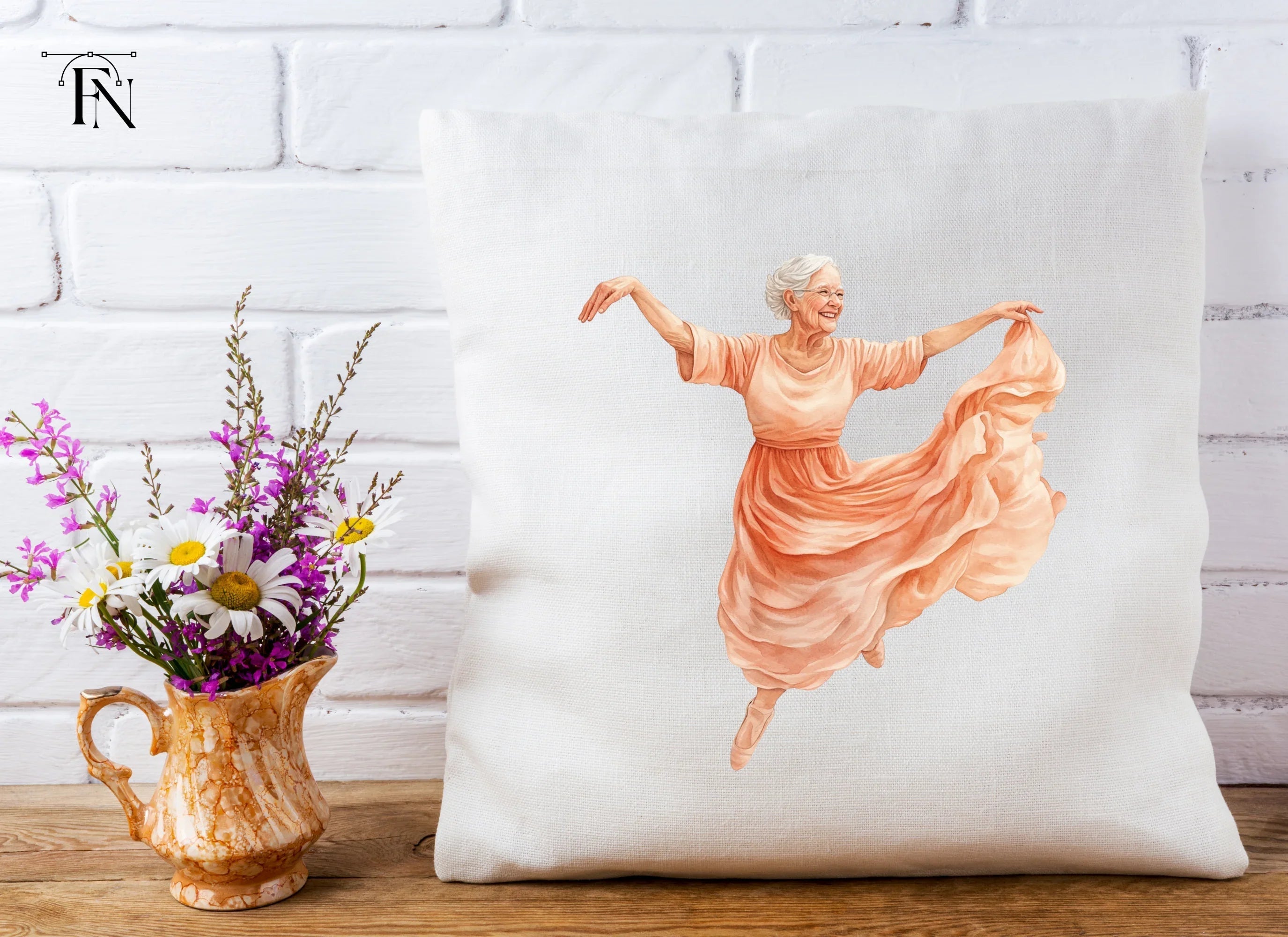 Elegant Senior Ballerina Clipart Bundle