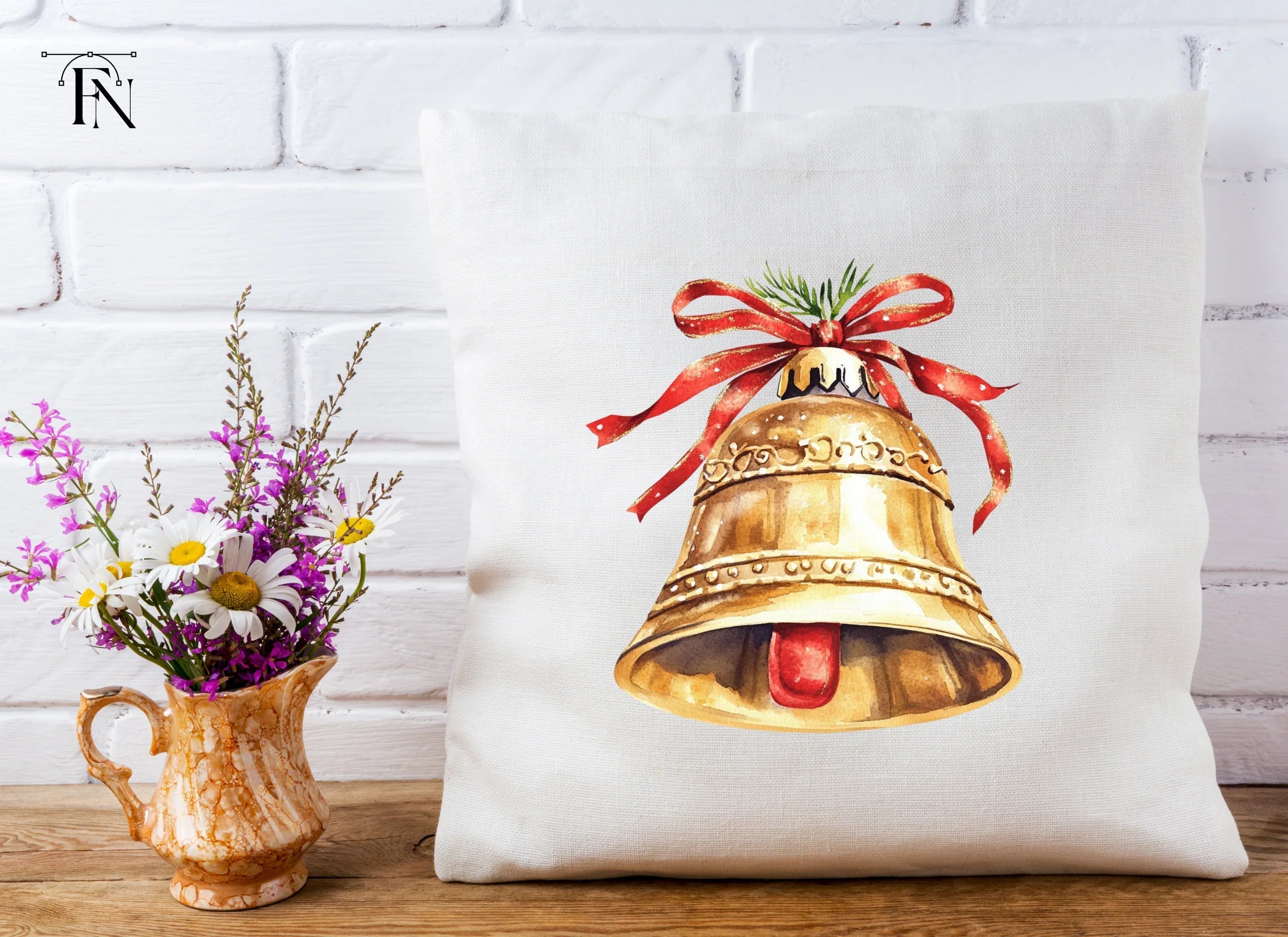 Christmas Bell Clipart Bundle