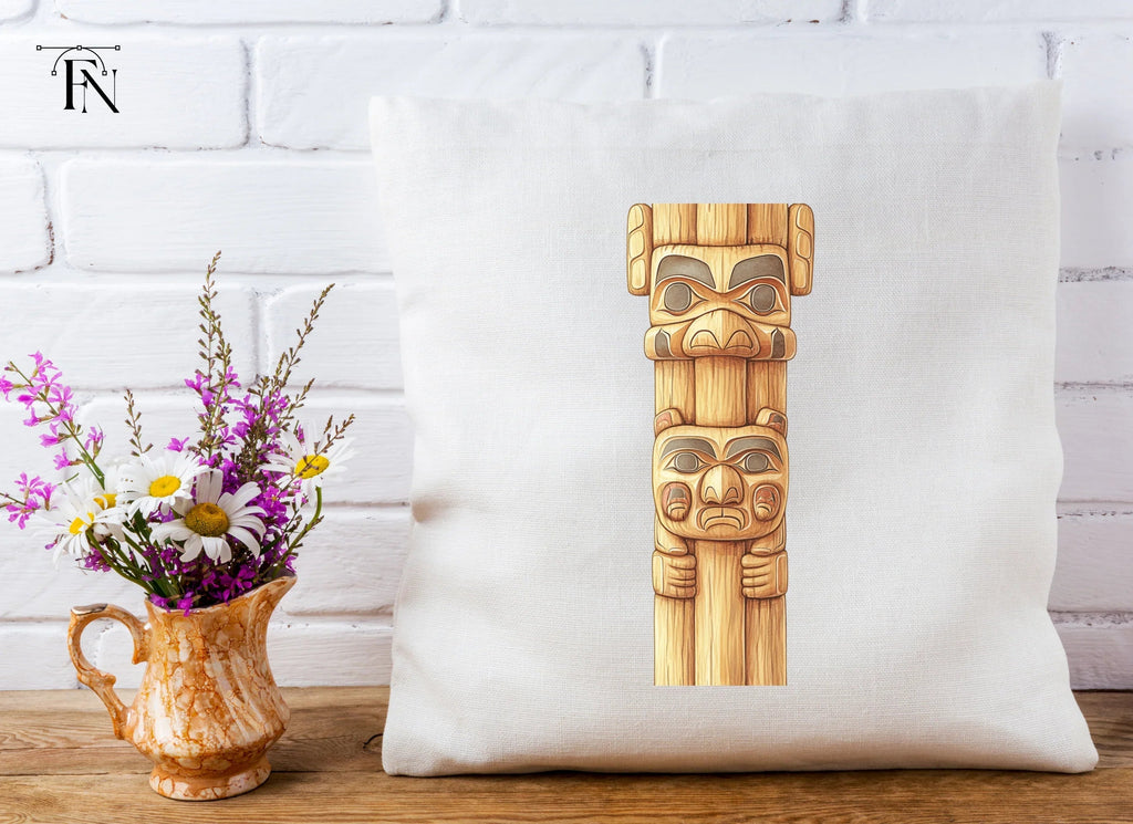 Indigenous Totem Pole Clipart Bundle