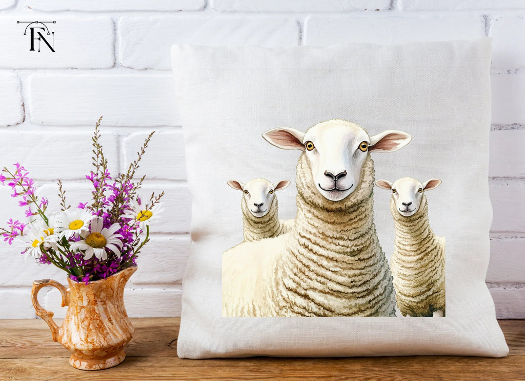Cute Sheep Family Clipart Bundle