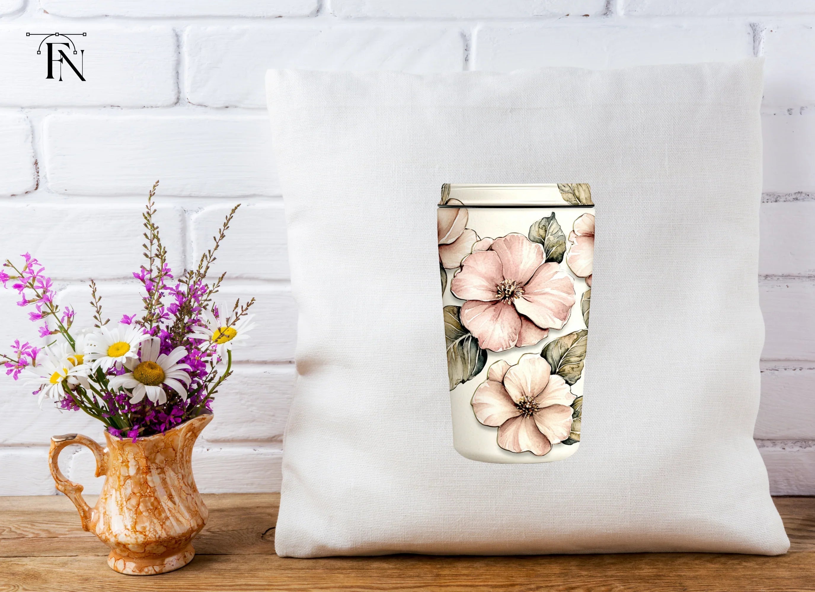 Rose Tumbler Clipart Bundle