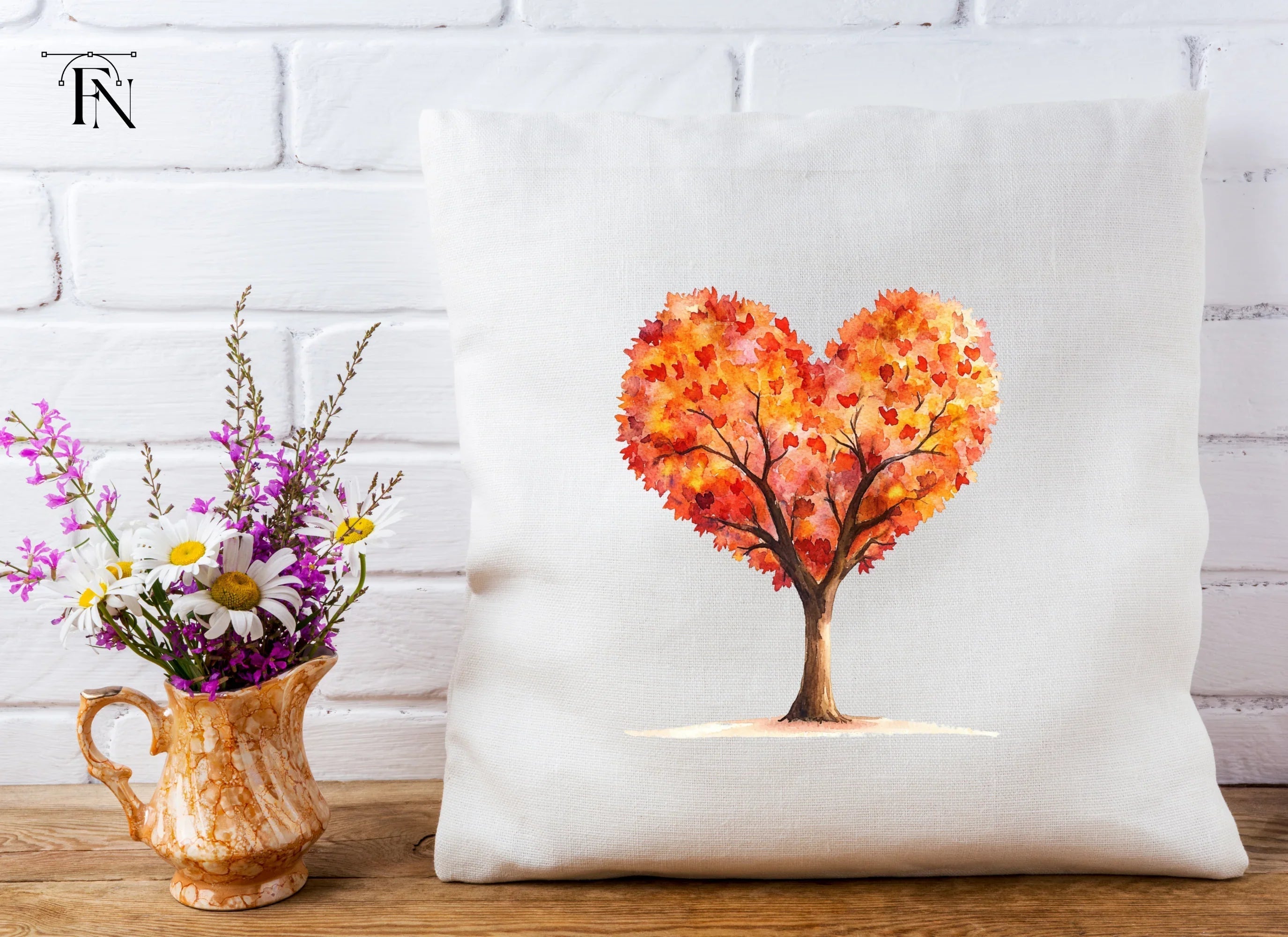 Heart Tree Clipart Bundle
