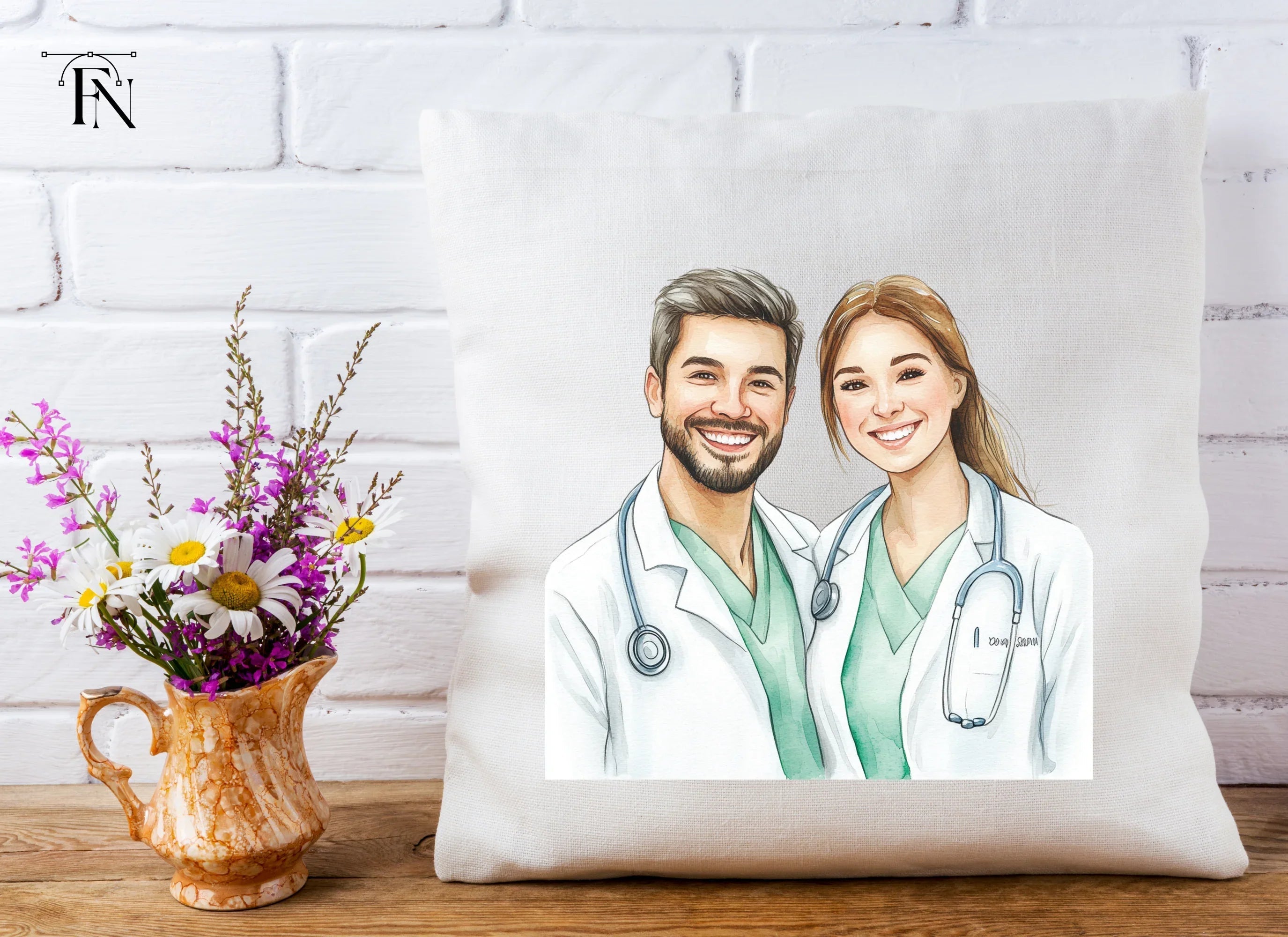 Smiling Medical Professionals Clipart Bundle