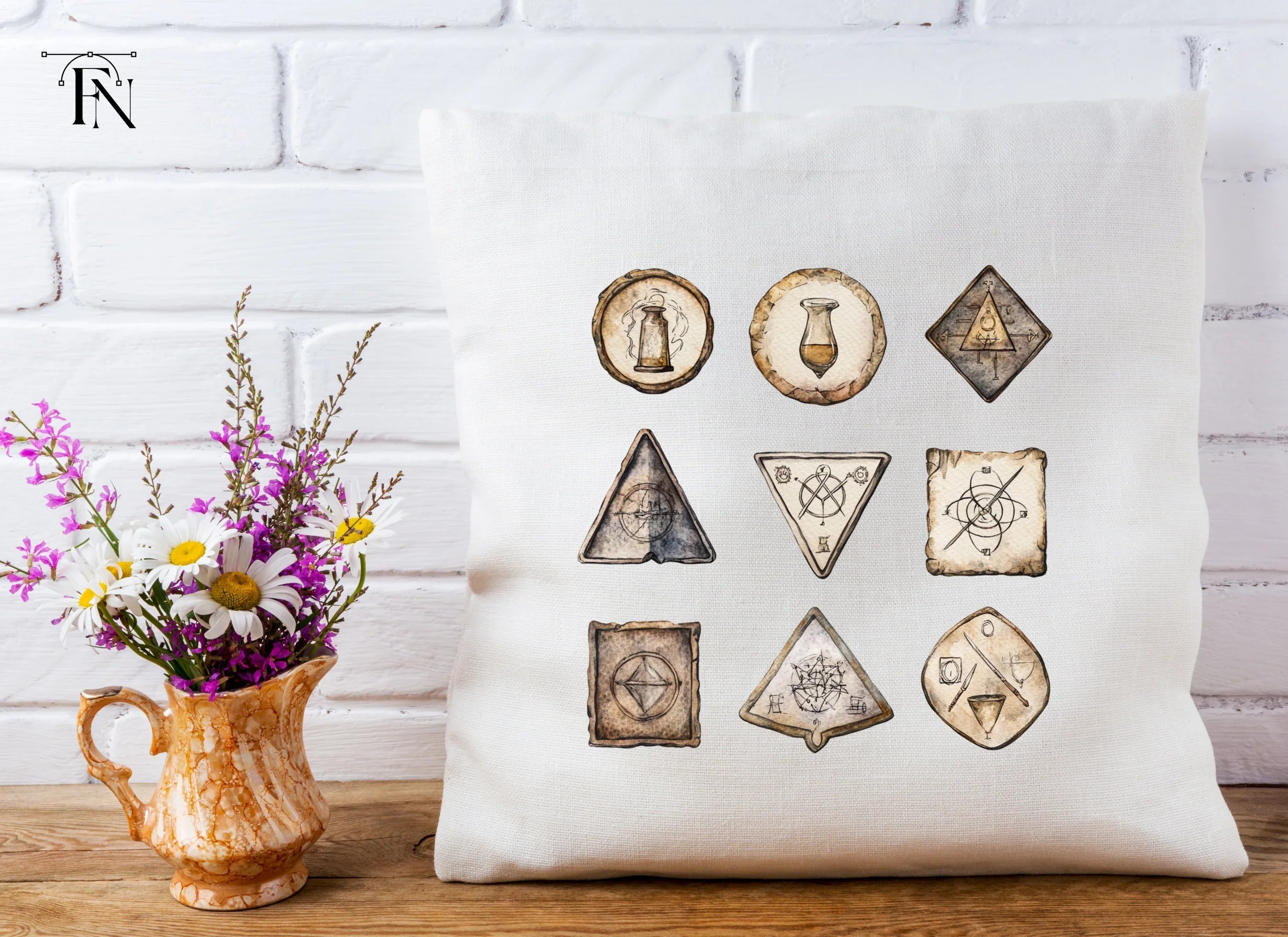 Mystical Alchemical Symbols Clipart Bundle