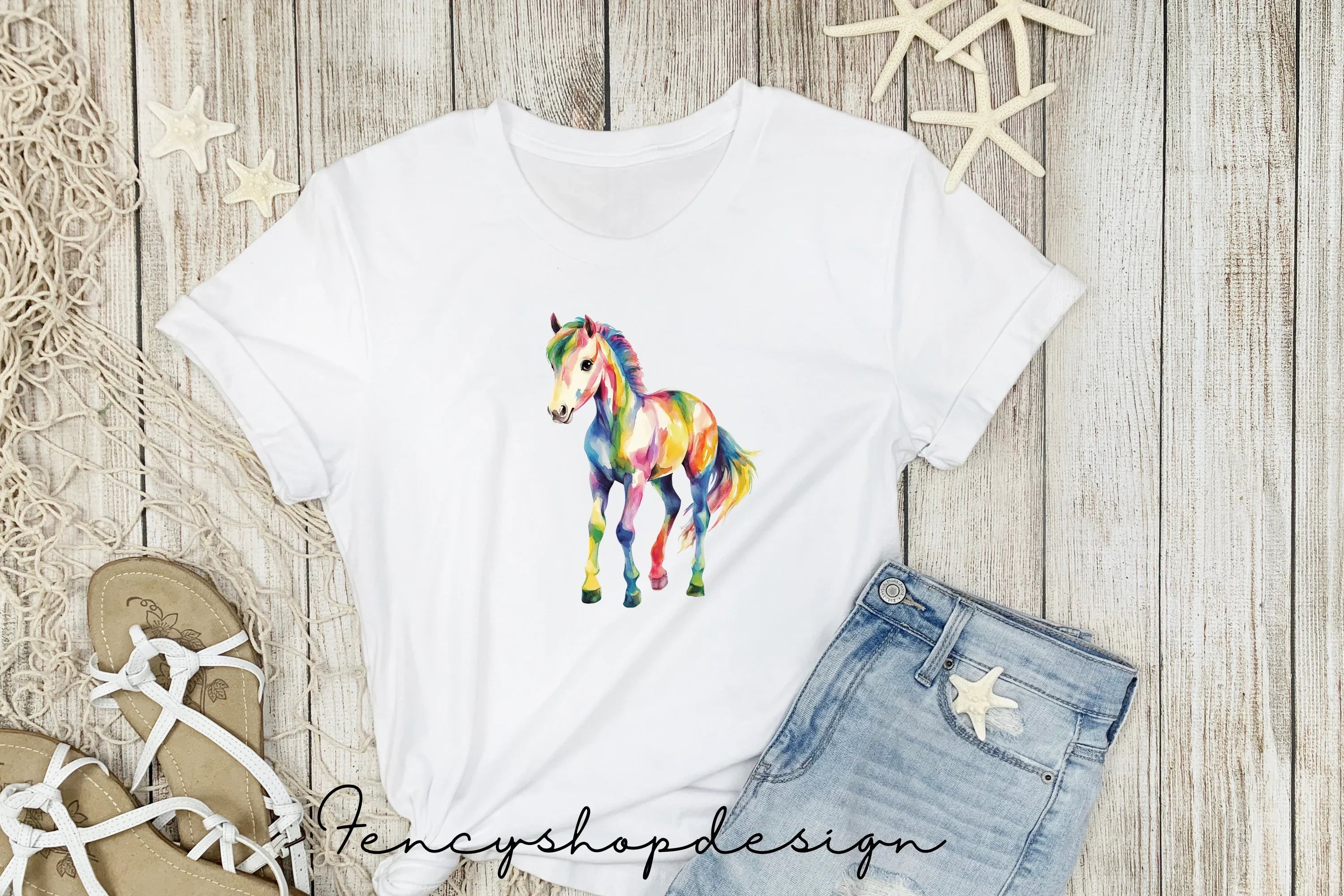 Vibrant Horse Clipart Bundle