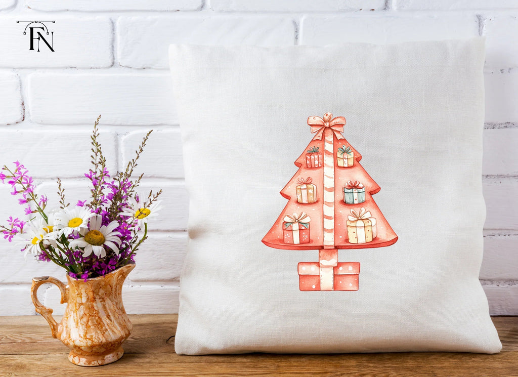 Christmas Tree with Gifts Clipart Bundle