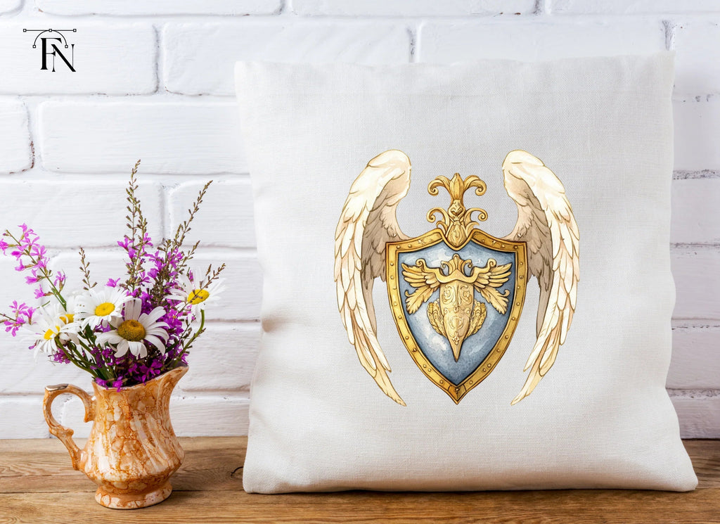 Elegant Winged Shield Clipart Bundle