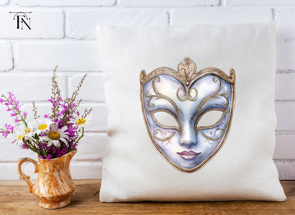 Elegant Venetian Mask Clipart Bundle