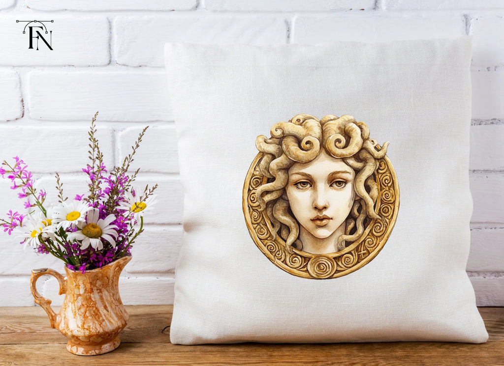 Medusa Head Illustration Clipart Bundle