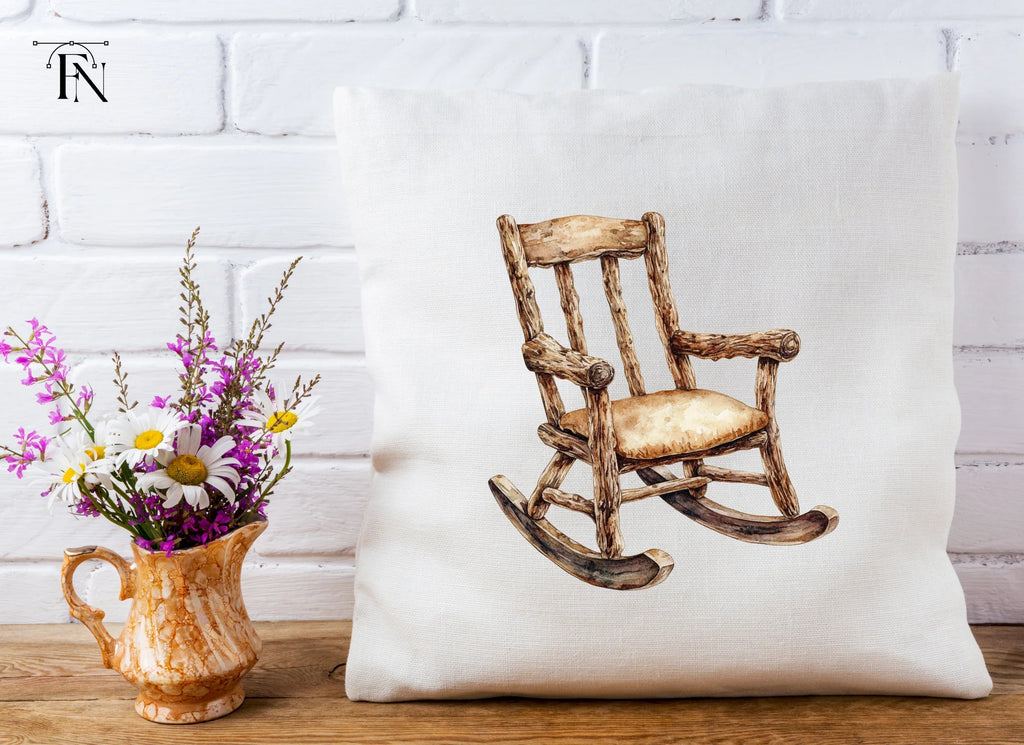 Vintage Rocking Chair Clipart Bundle