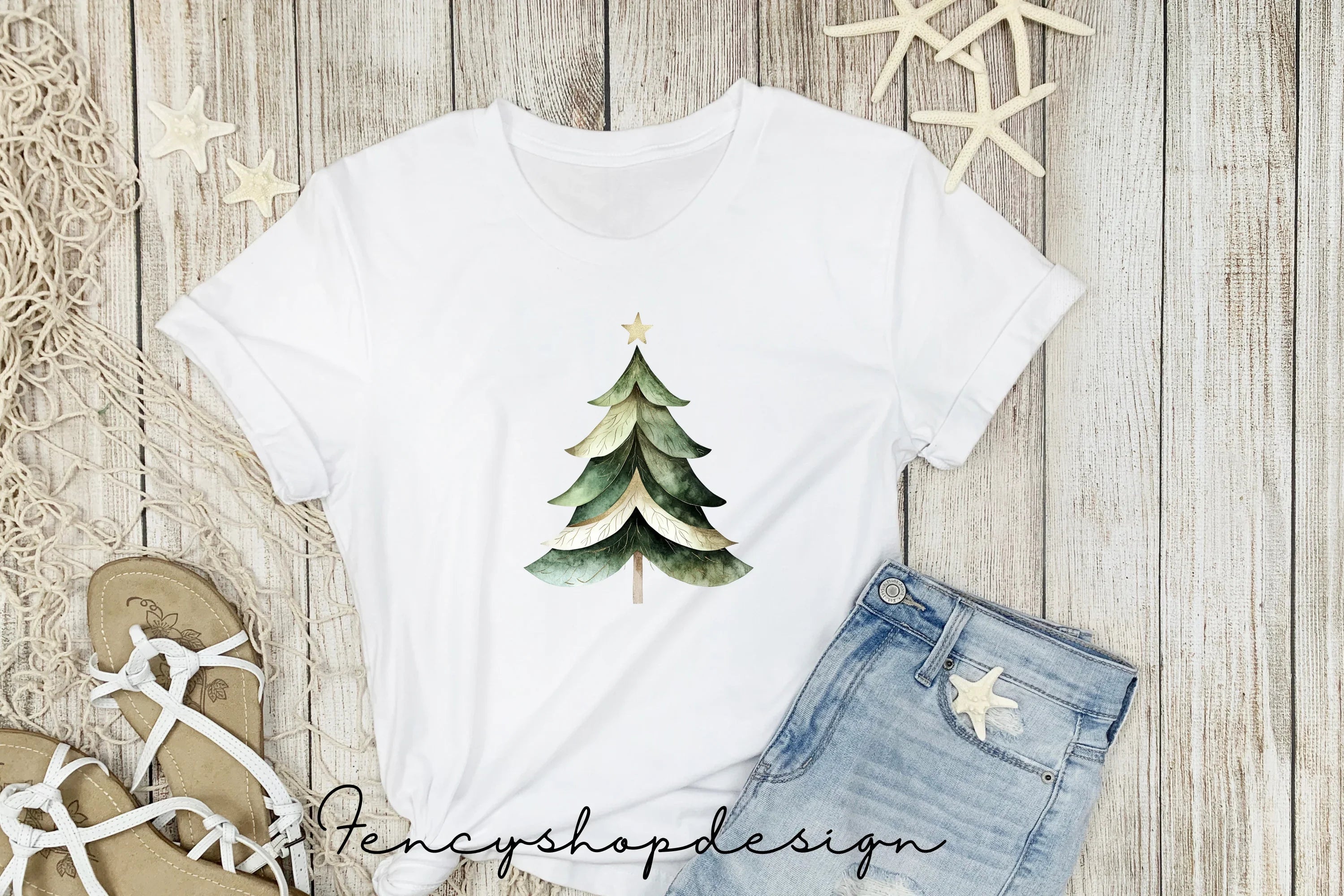 Christmas Tree Clipart Bundle
