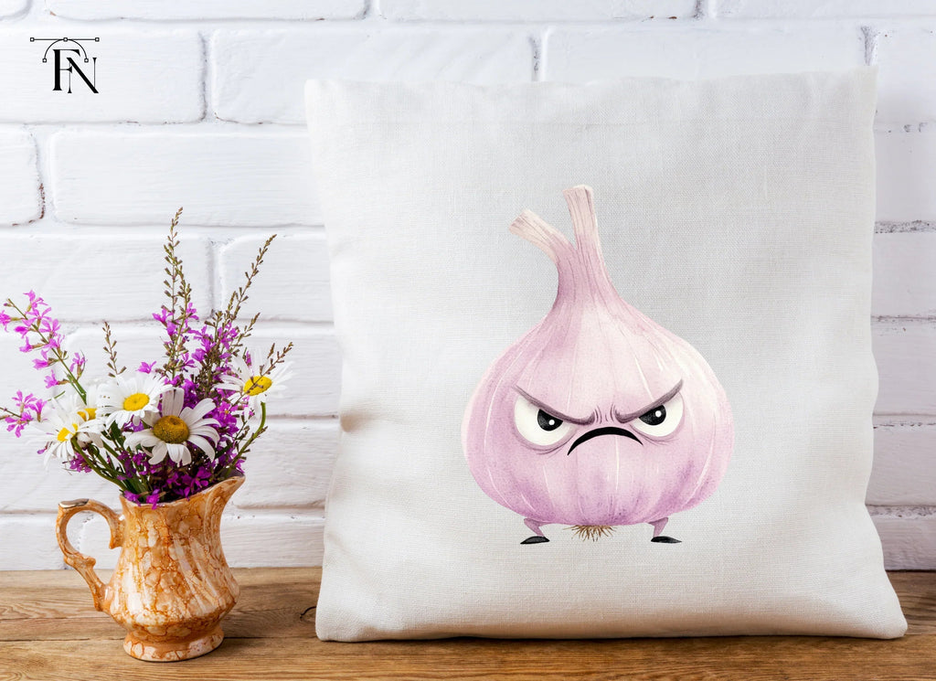 Grumpy Garlic and Onion Duo Clipart Bundle