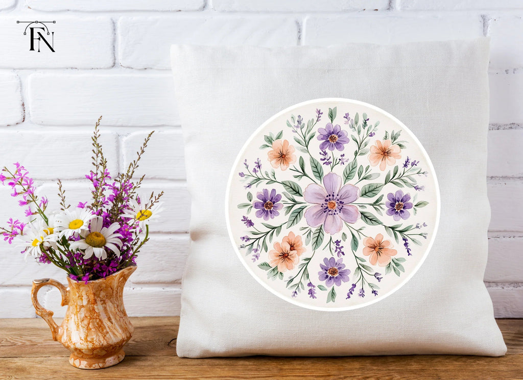 Floral Mandala Clipart Bundle