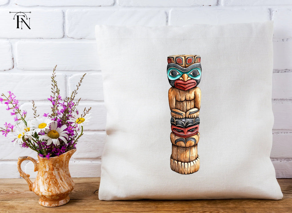 Traditional Totem Pole Clipart Bundle