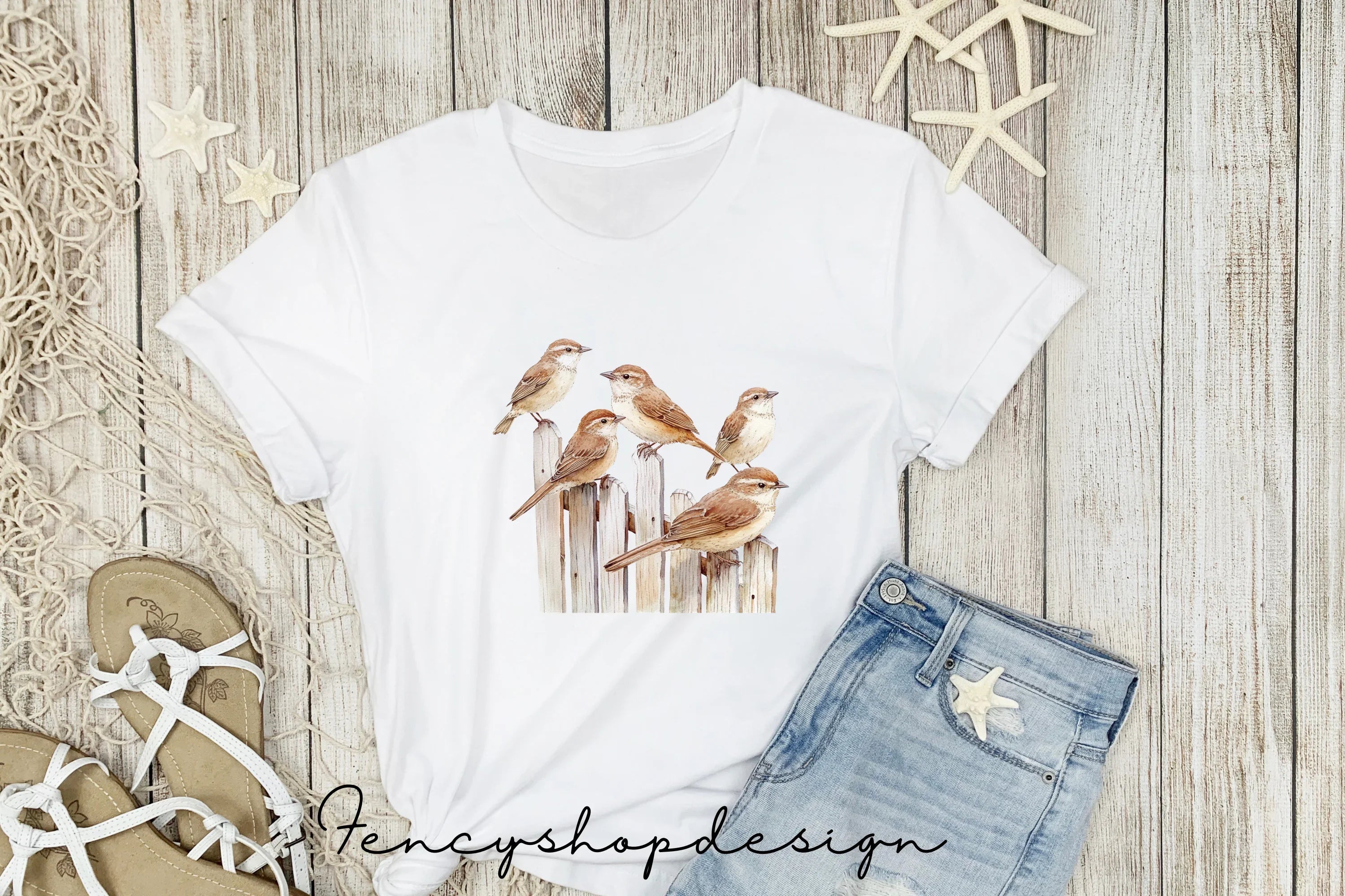 Sparrow Bird Clipart Bundle