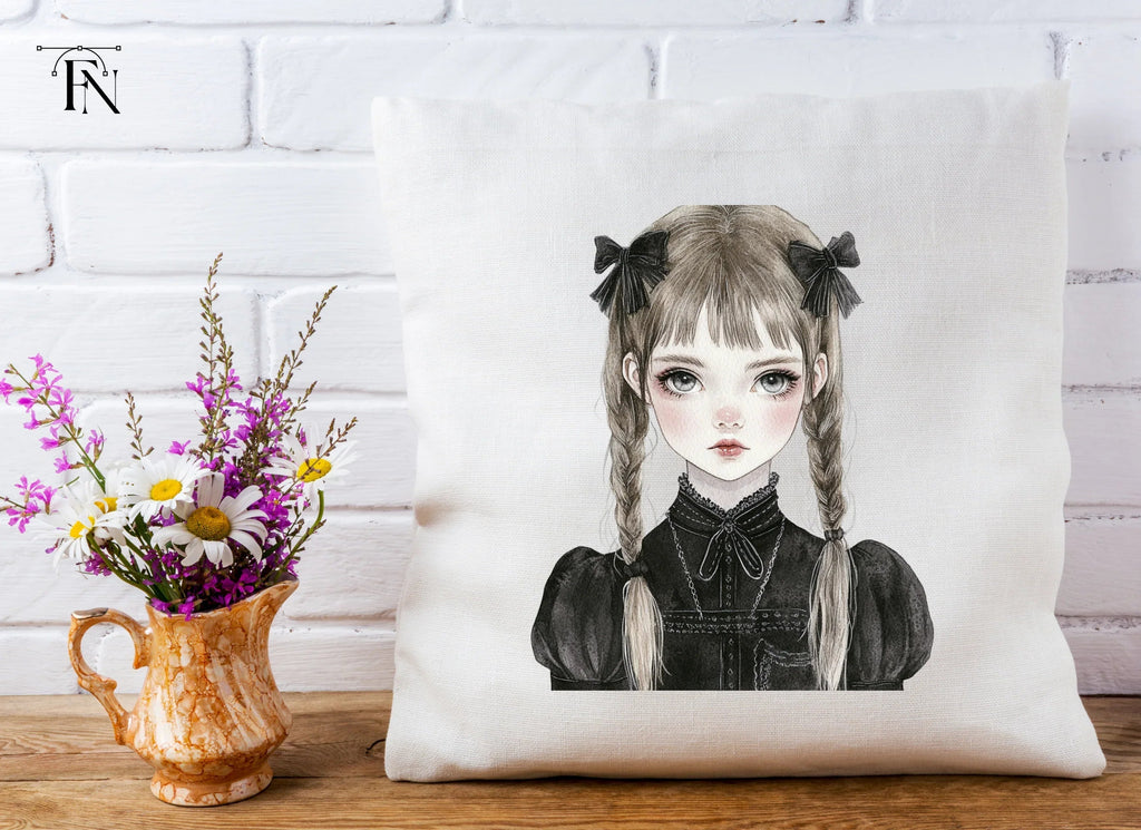 Gothic Lolita Girl Clipart Bundle