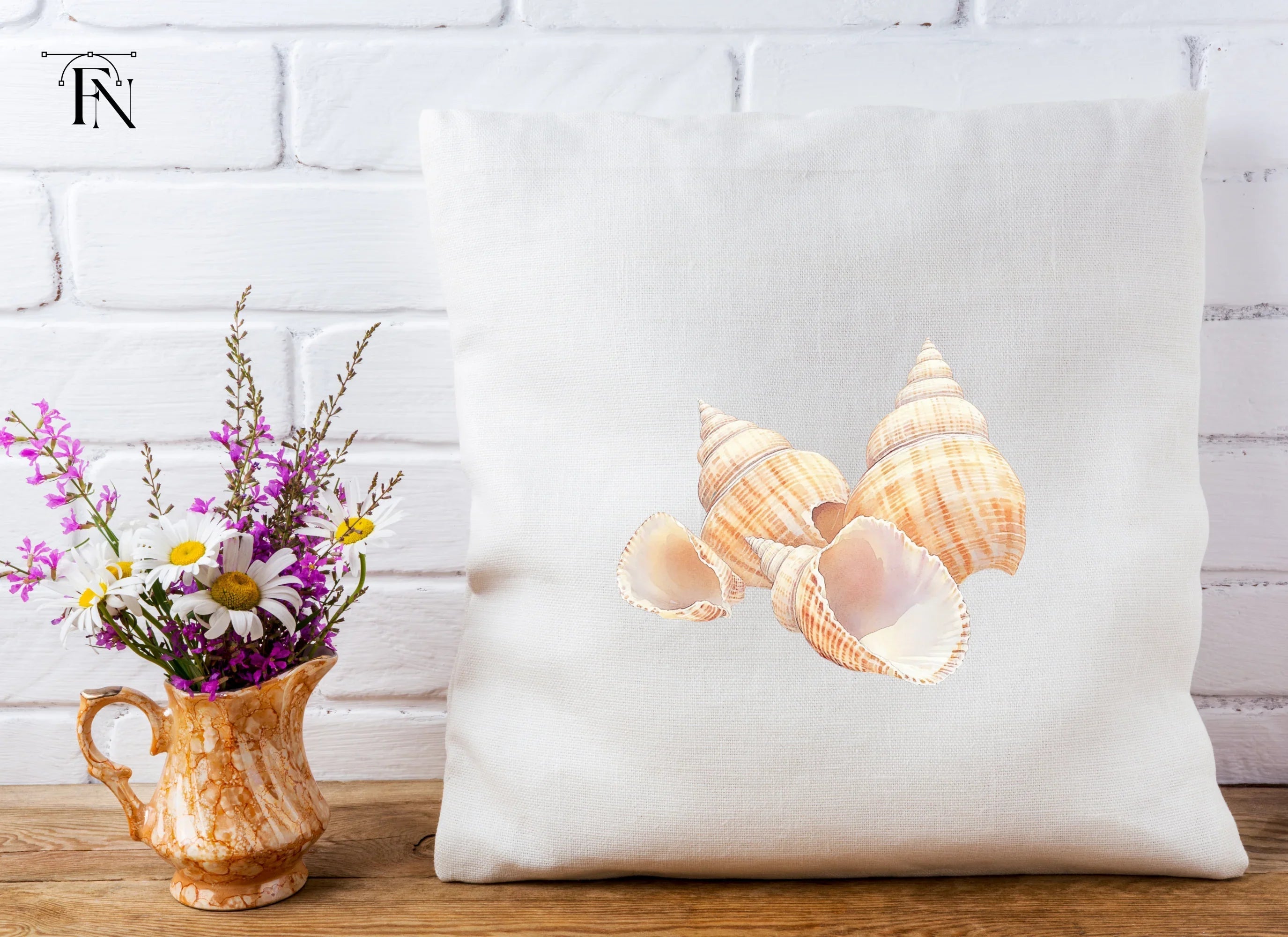 Elegant Seashells Clipart Bundle