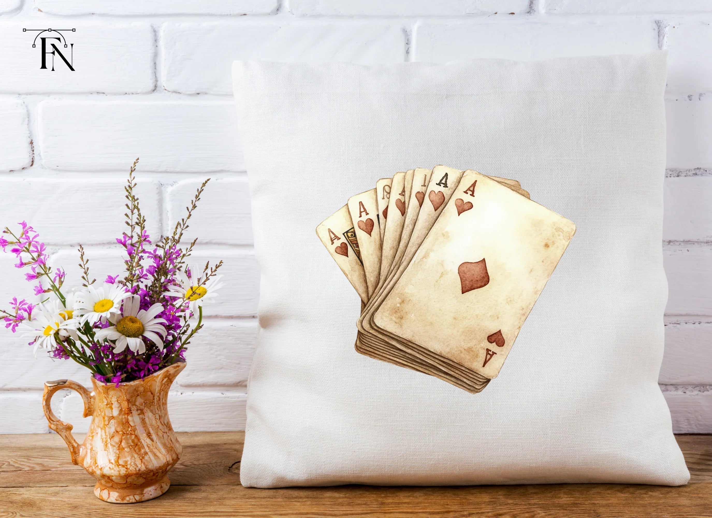 Vintage Playing Cards Clipart Bundle