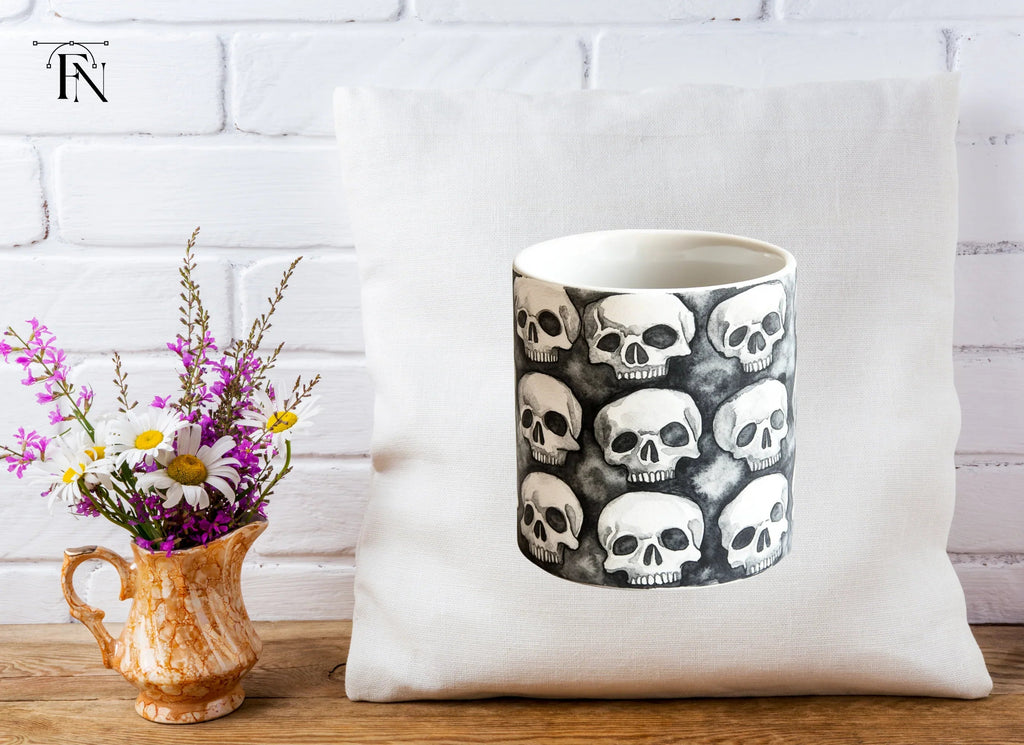 Skull Pattern Clipart Bundle