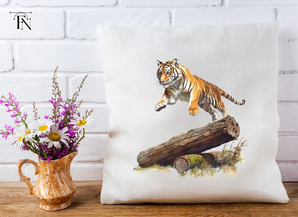 Dynamic Tiger Leap Clipart Bundle