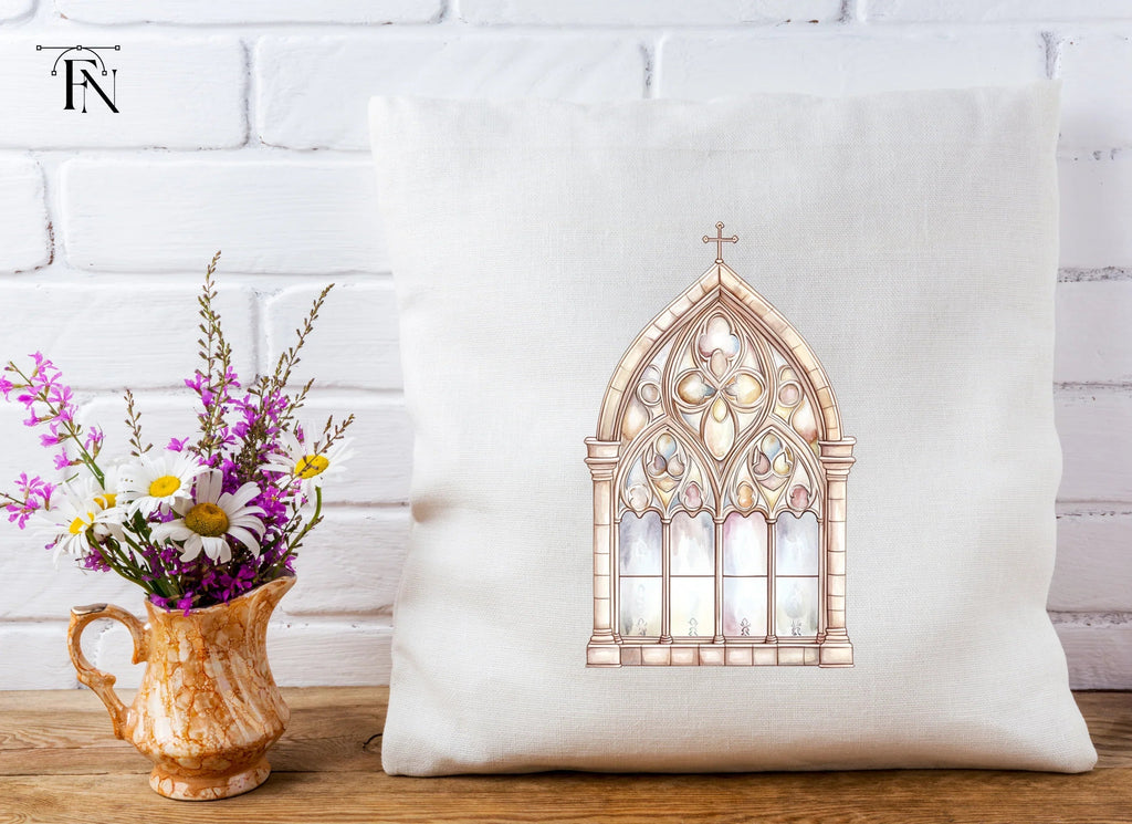 Gothic Church Window Clipart Bundle