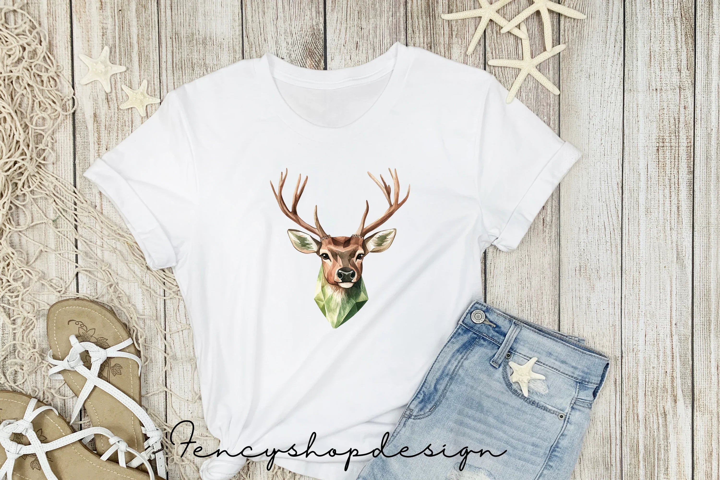 Deer Head Clipart Bundle
