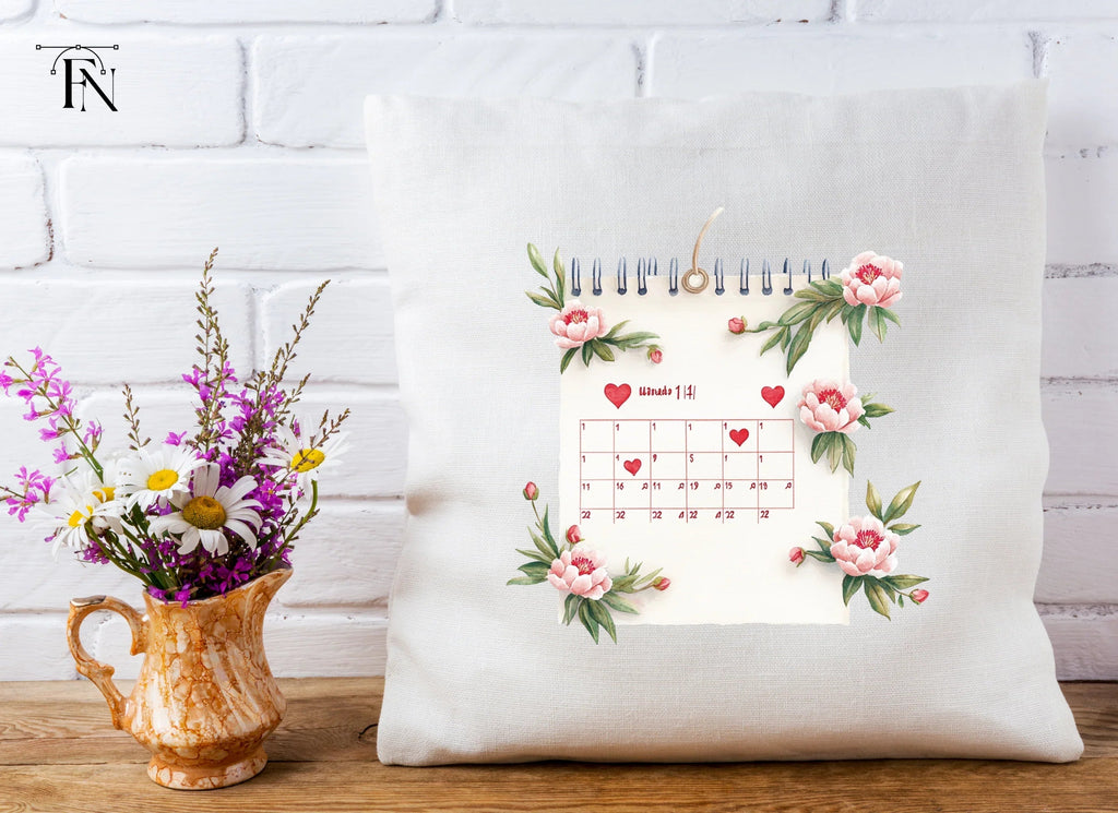 Valentine's Day Calendar Clipart Bundle