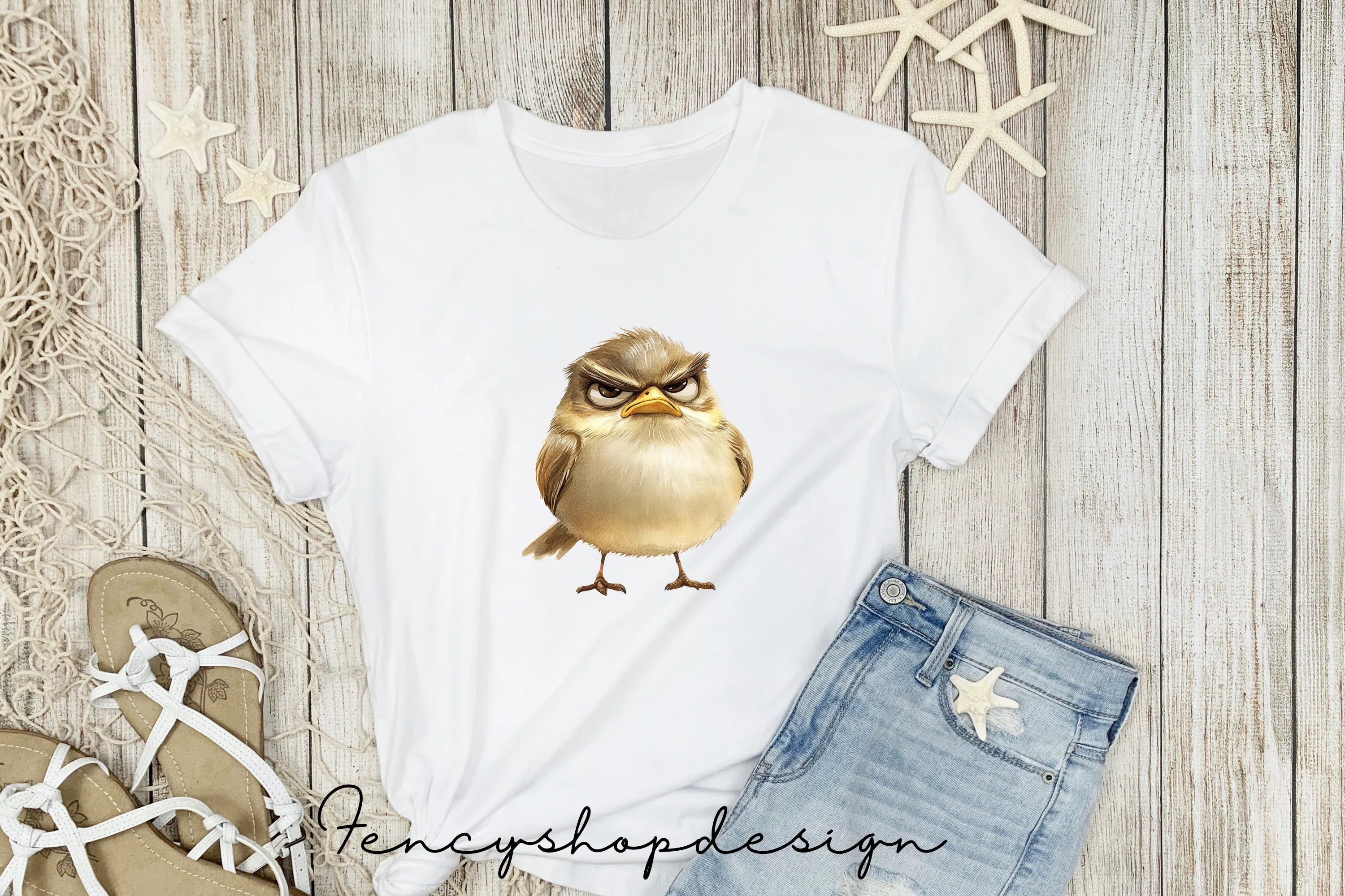 Angry Cartoon Bird Clipart Bundle