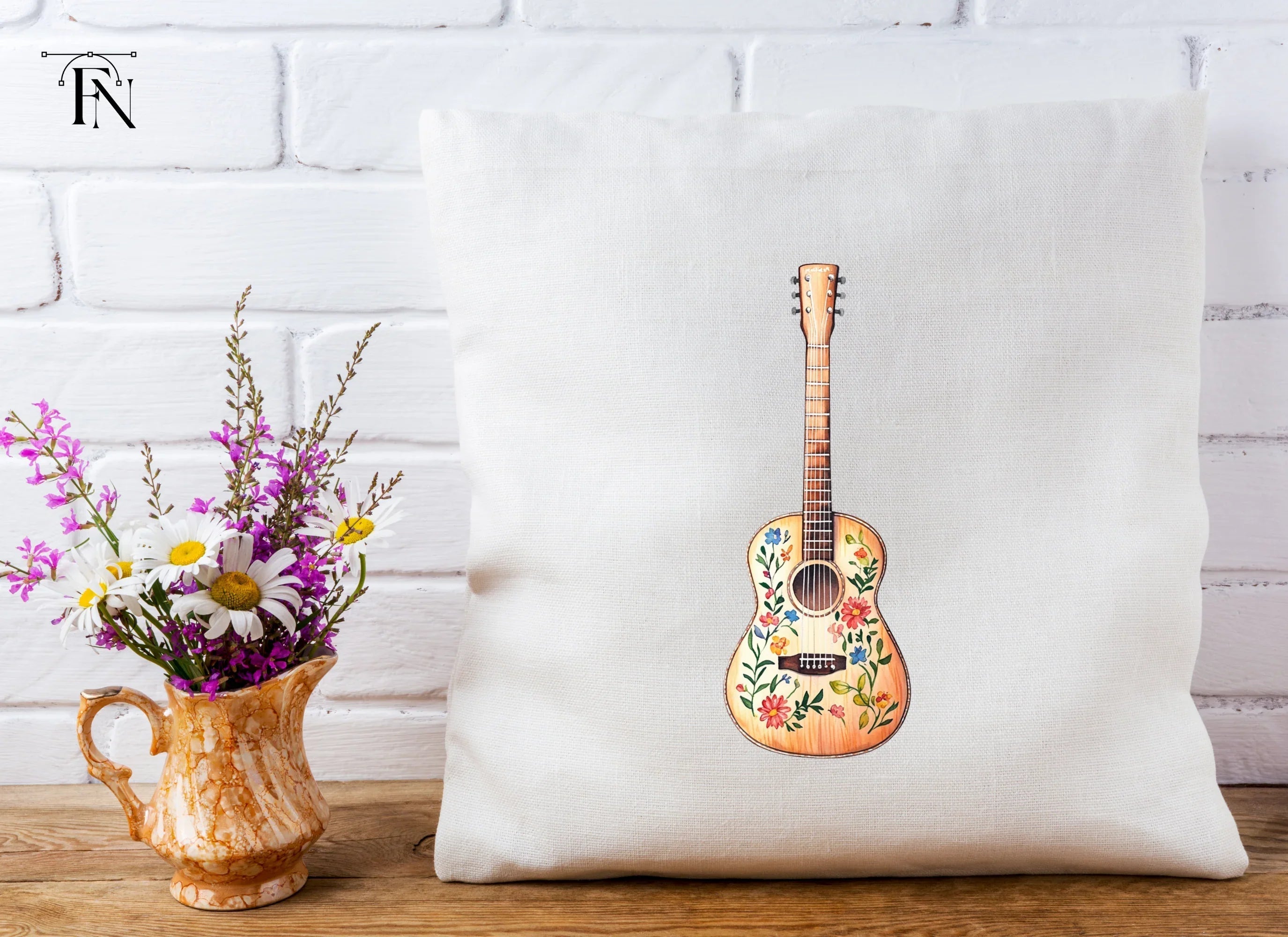 Mexican Guitar Clipart Bundle
