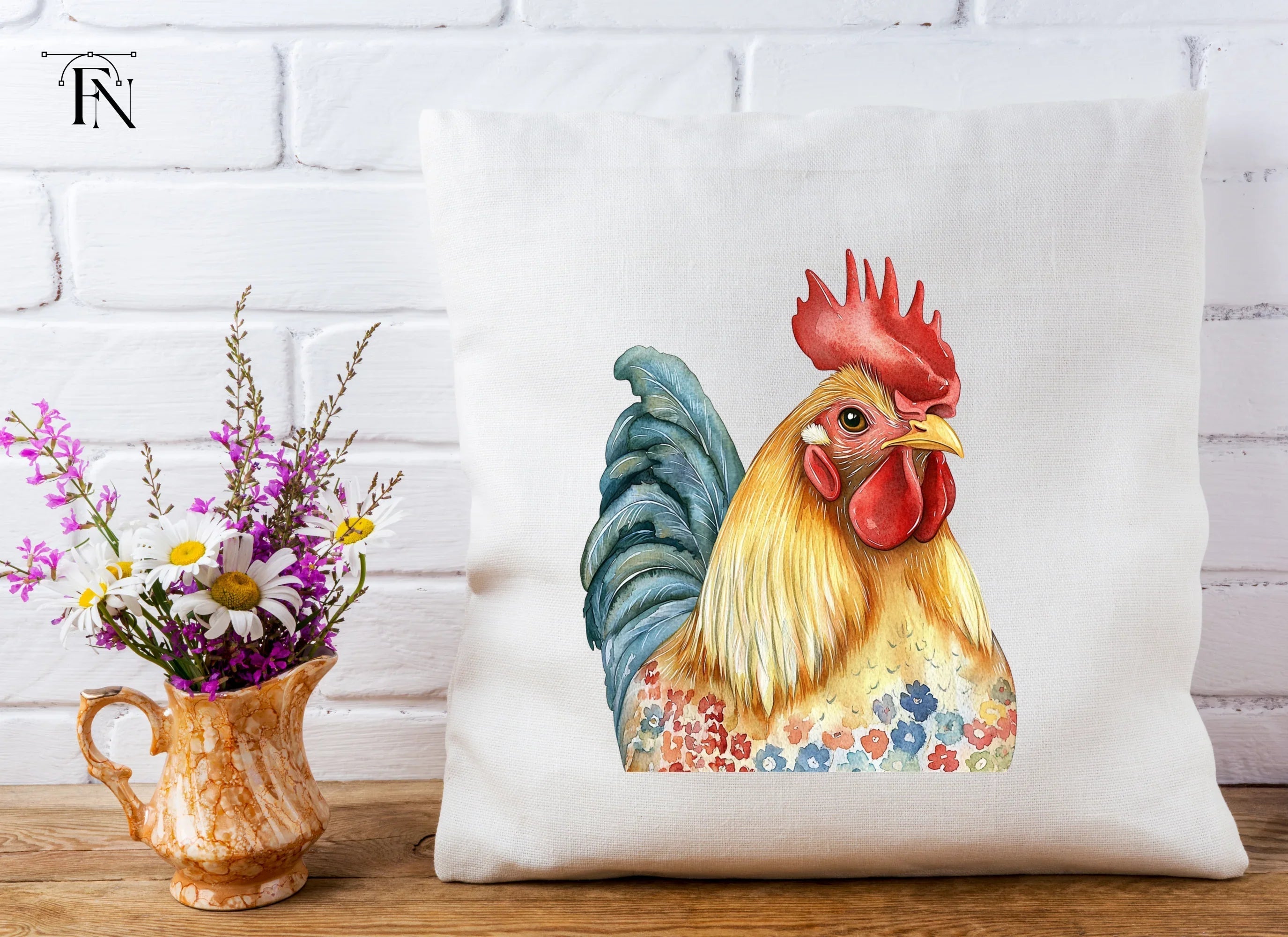 Rooster Clipart Bundle