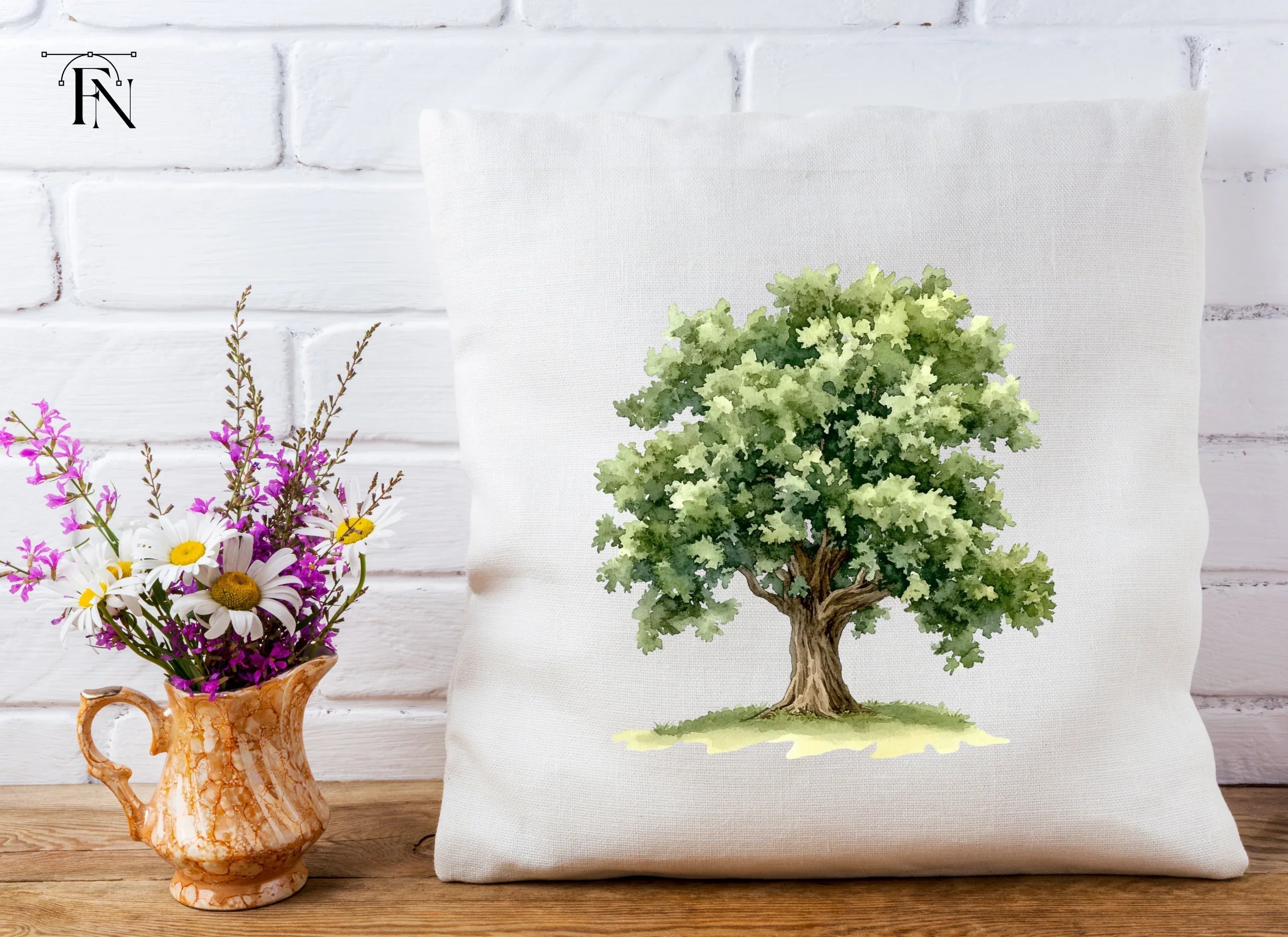 Lush Green Tree Clipart Bundle