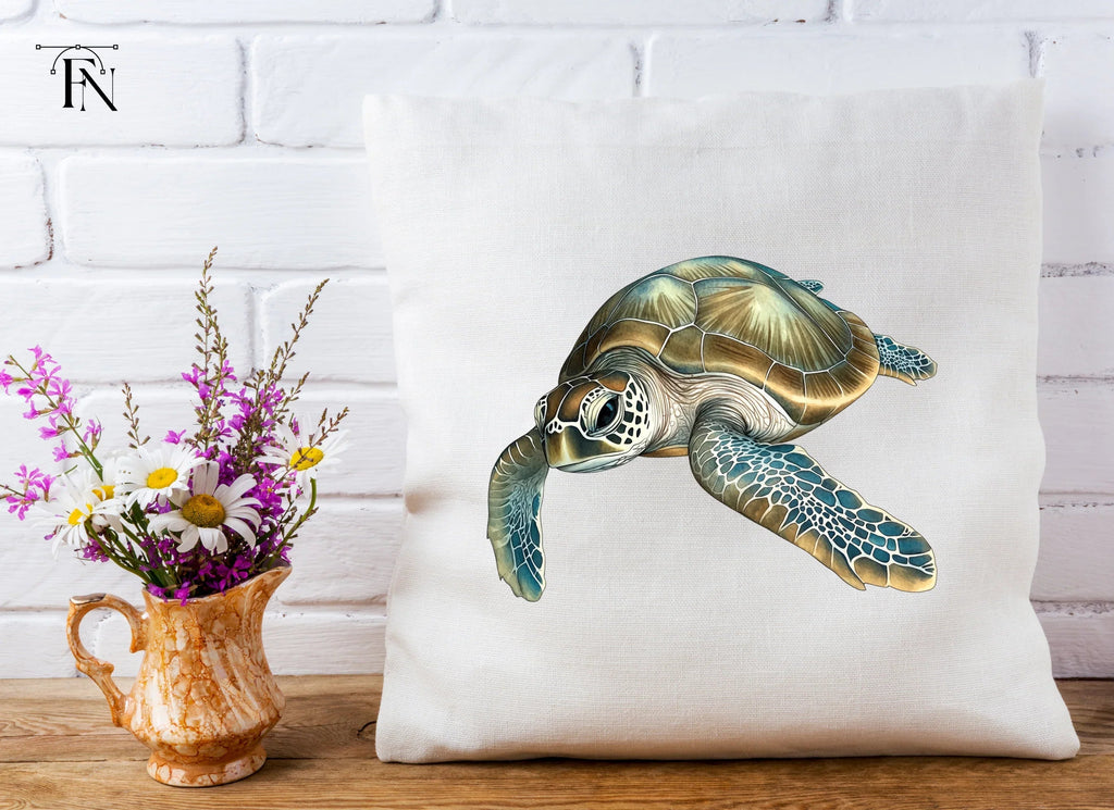 Green Sea Turtles Clipart Bundle
