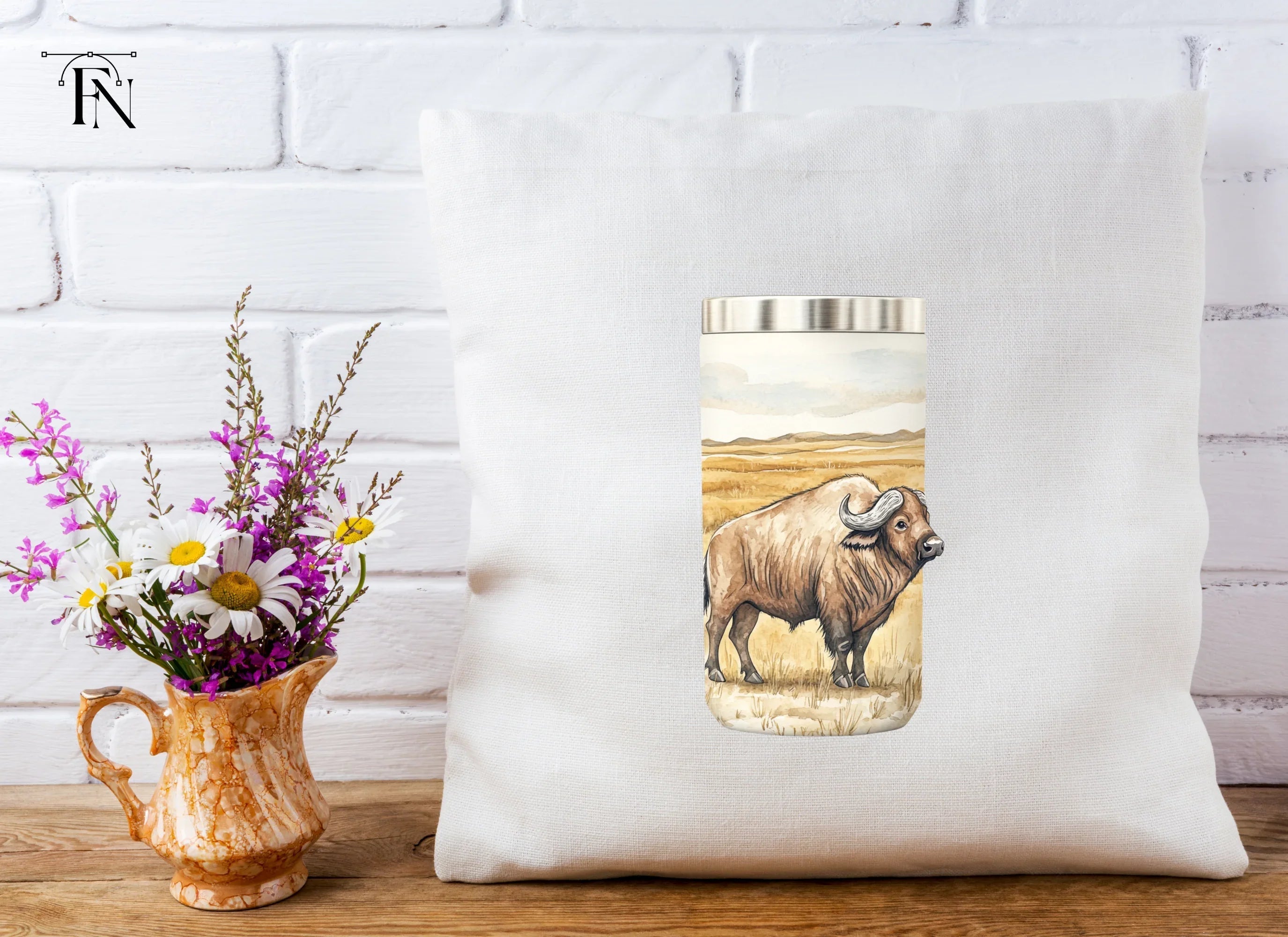 Buffalo Tumbler Clipart Bundle
