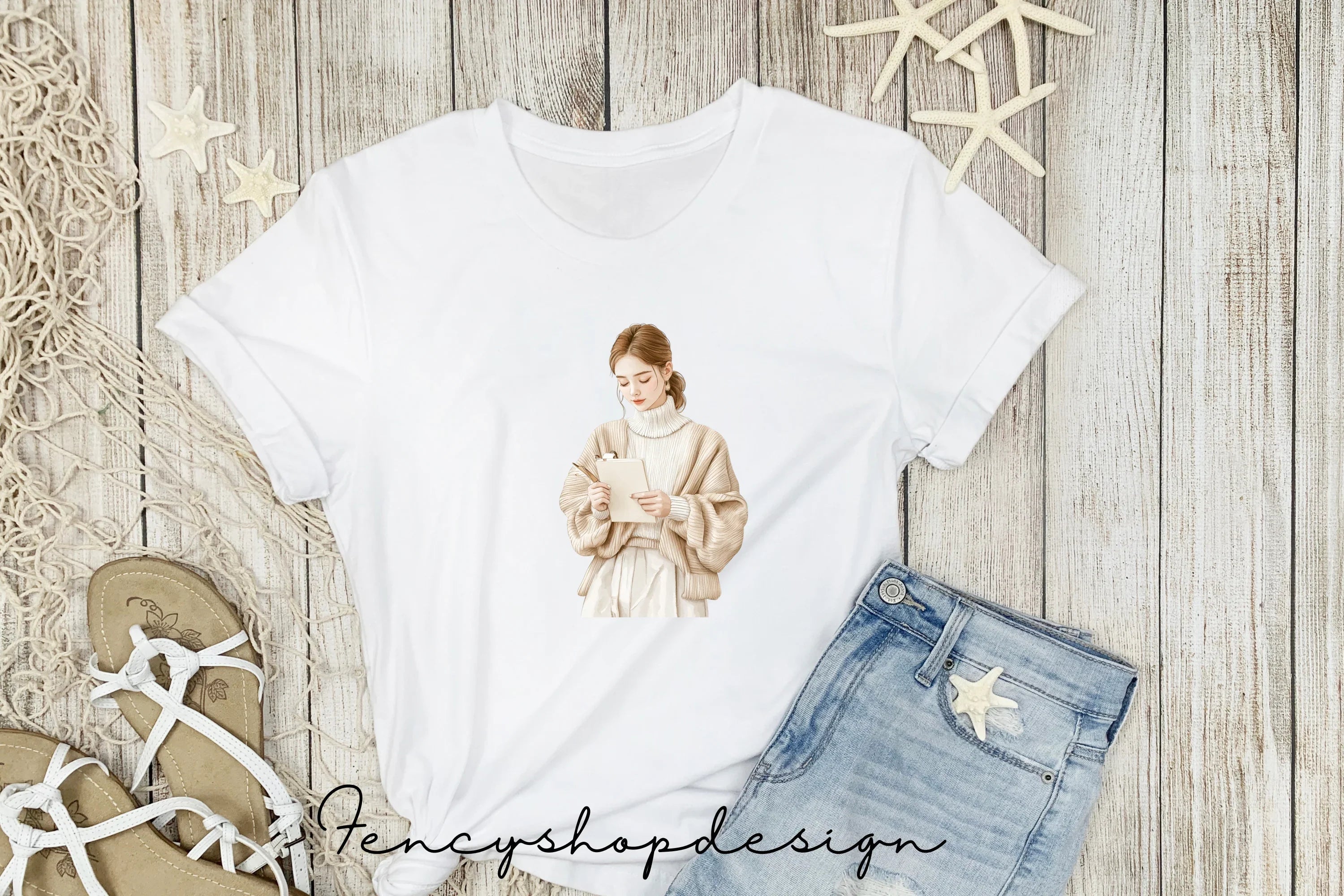 Student Girl Clipart Bundle