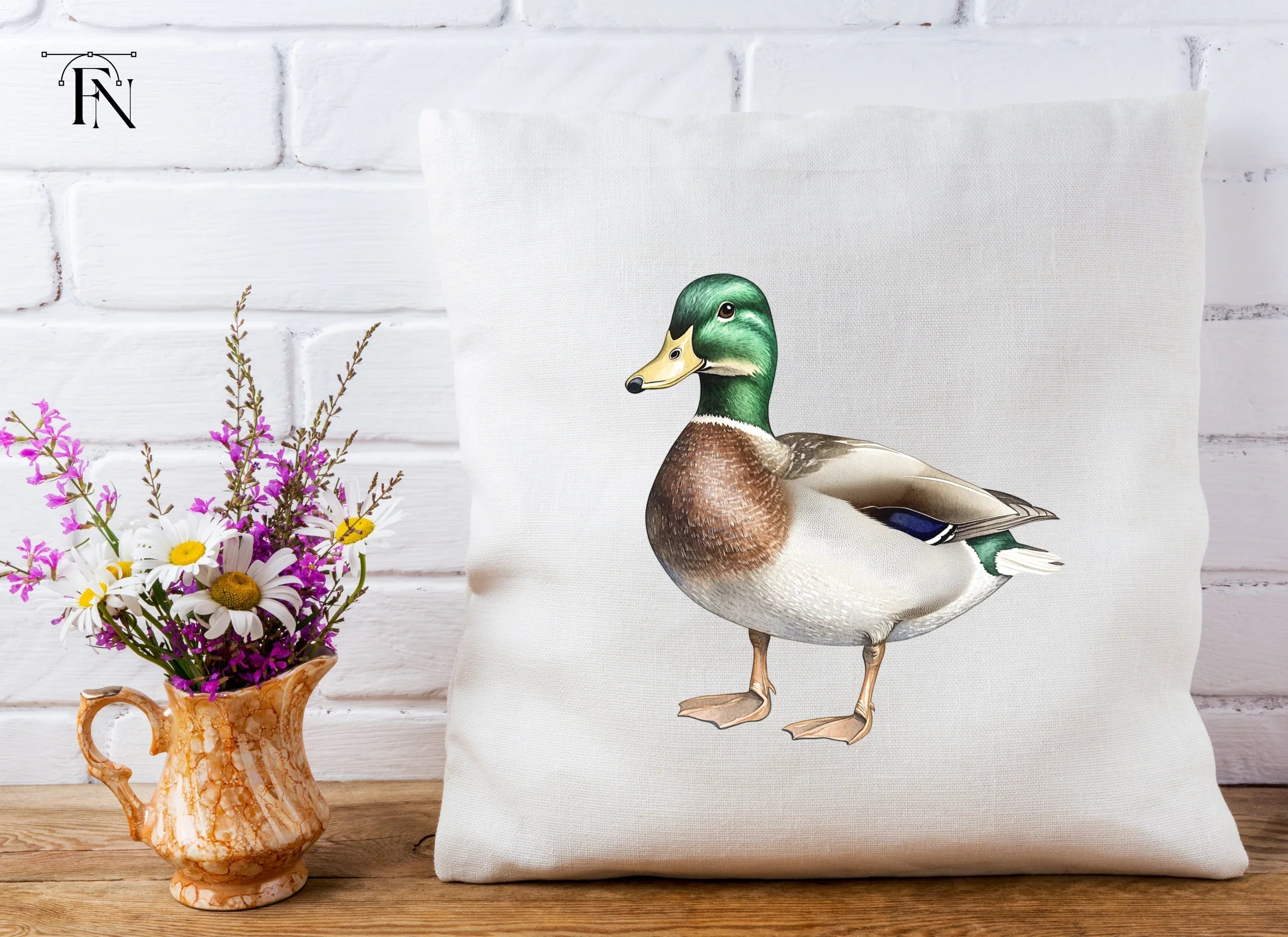 Mallard Duck Male Clipart Bundle
