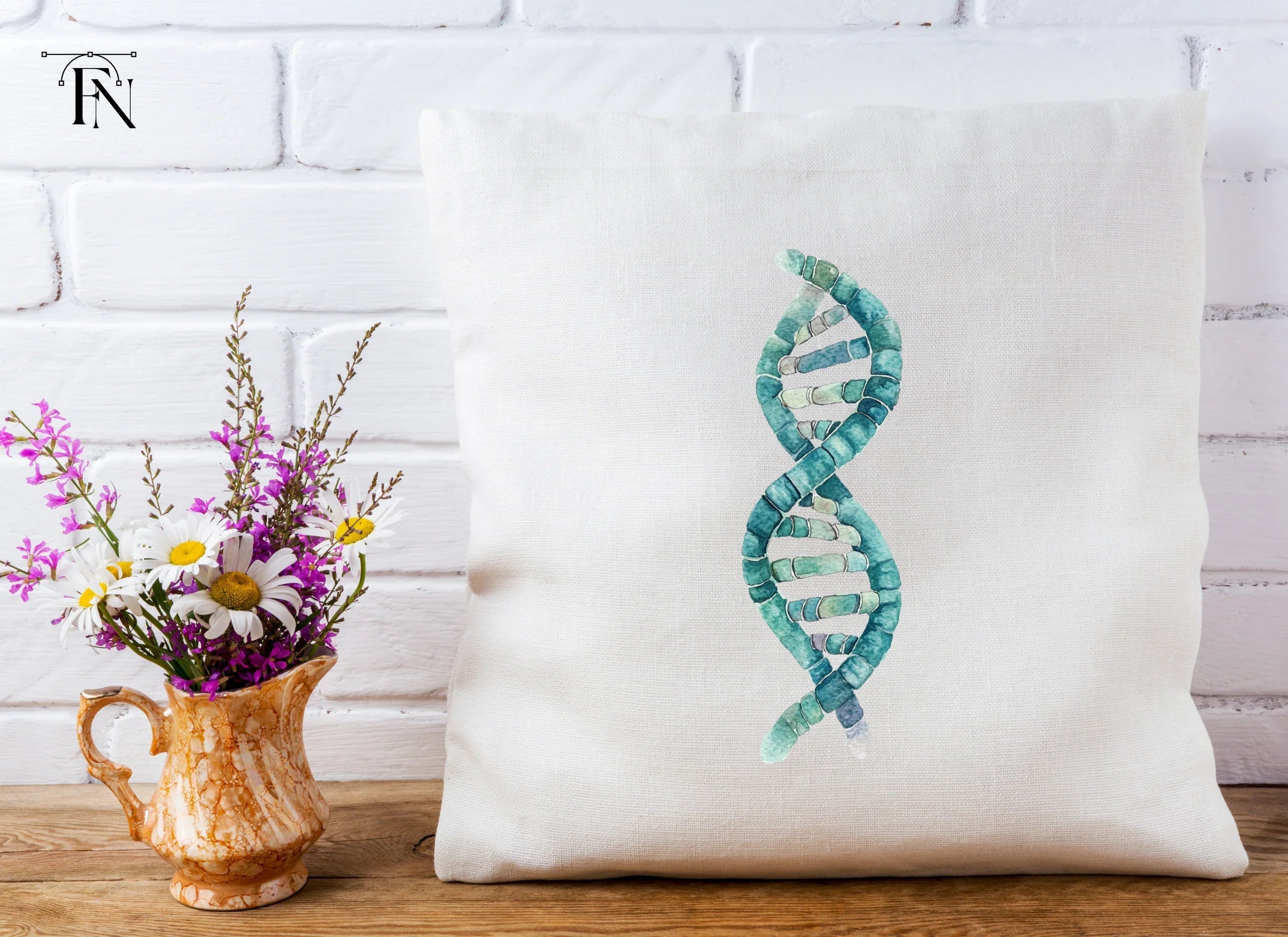 Abstract DNA Helix Clipart Bundle