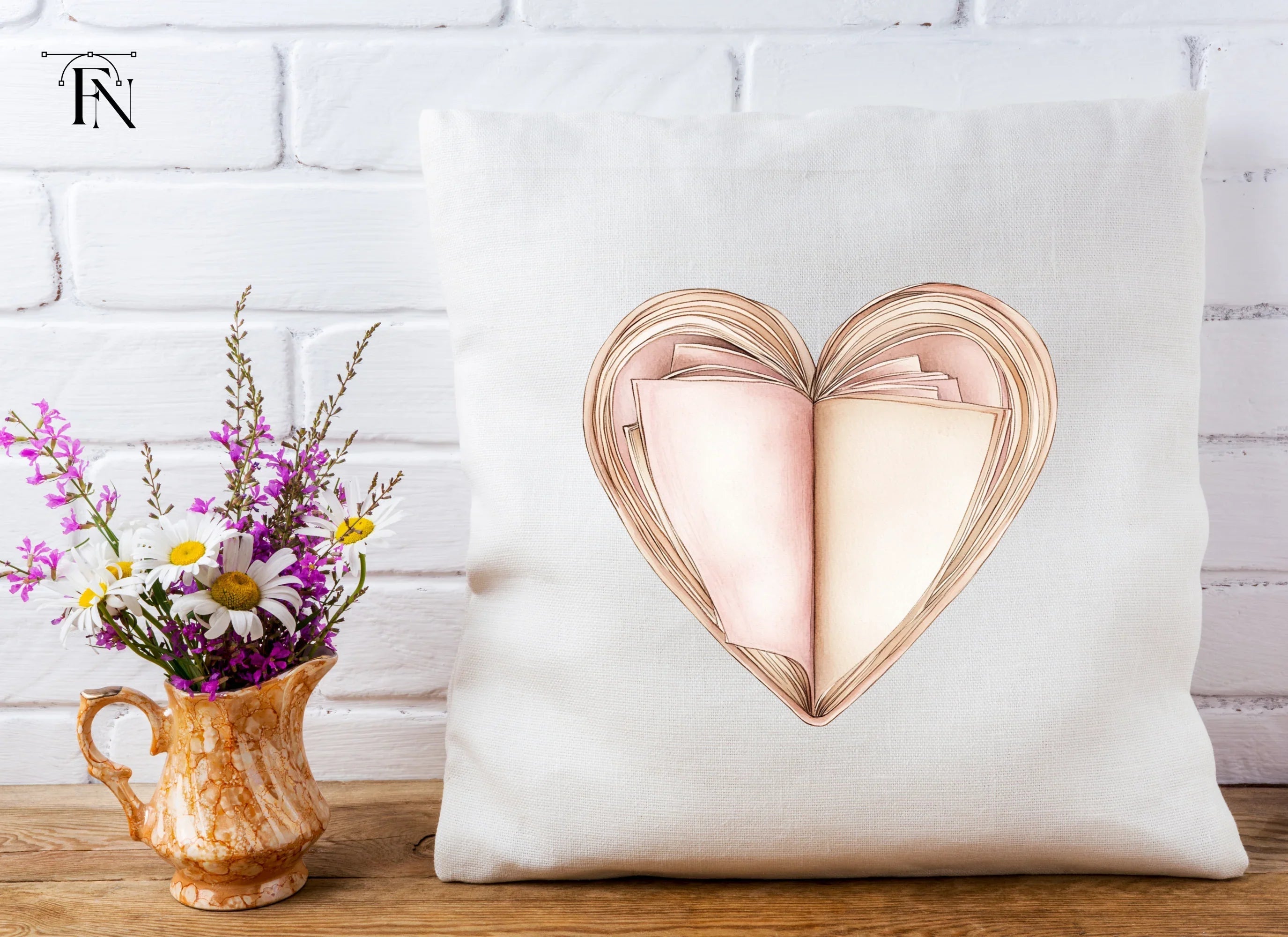 Heart Book Clipart Bundle