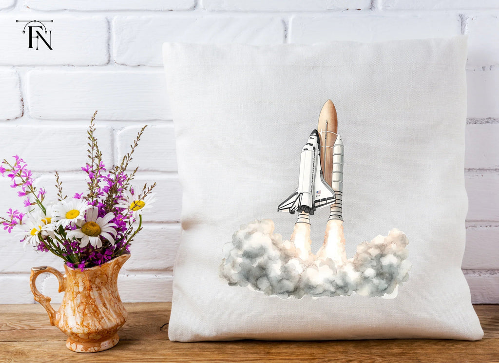 Space Shuttle Launch Clipart Bundle