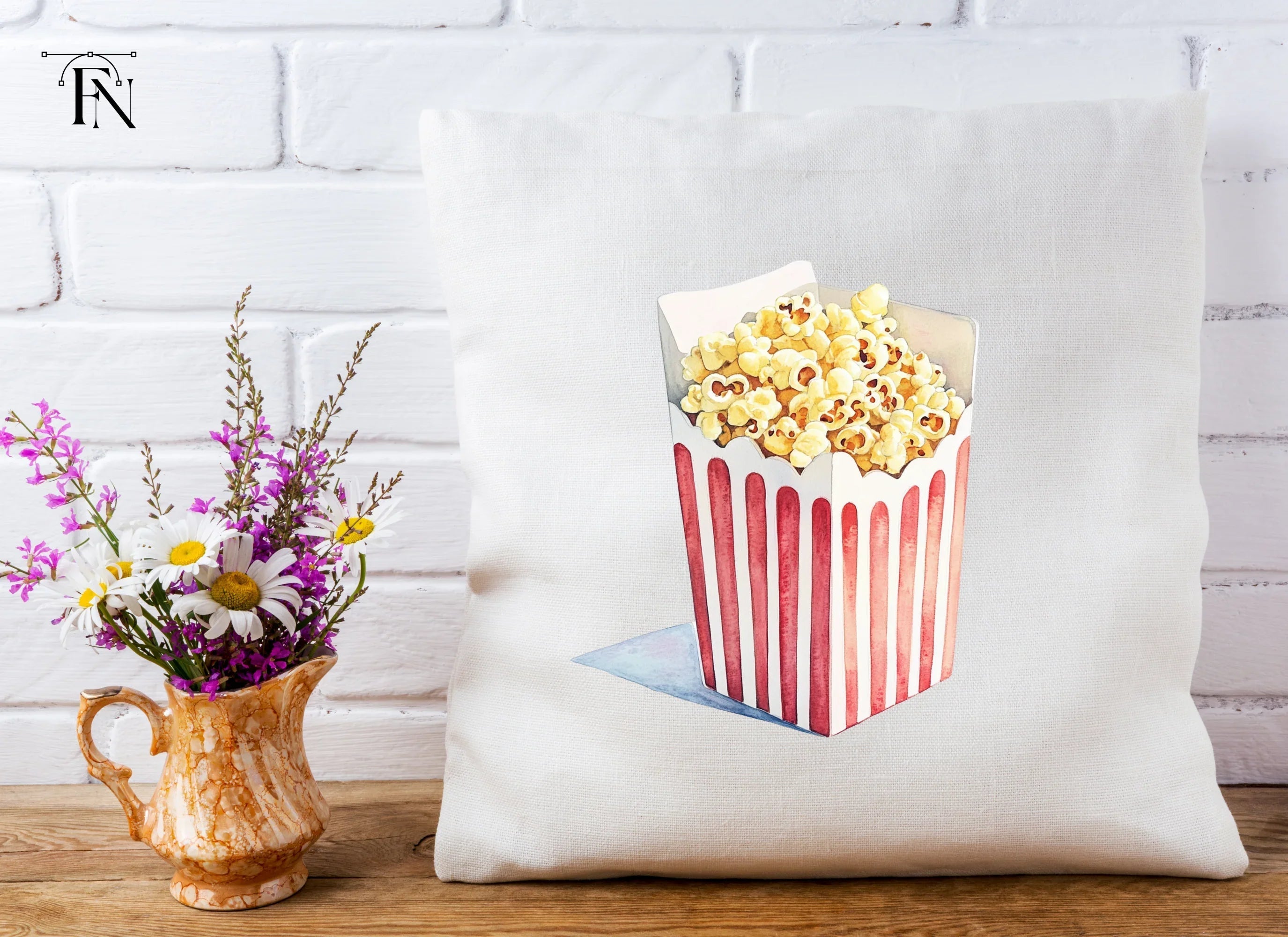 Classic Popcorn Box Clipart Bundle