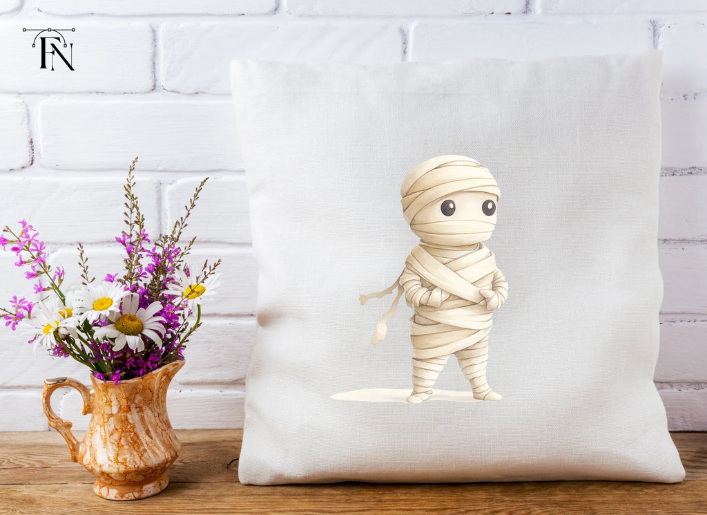 Cute Halloween Mummy Clipart Bundle