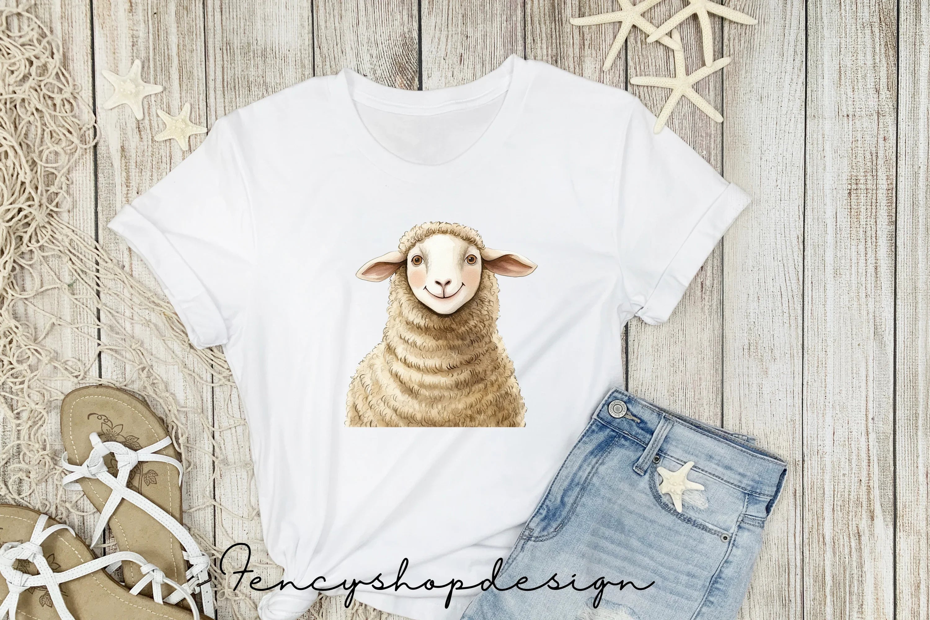 Adorable Sheep Clipart Bundle