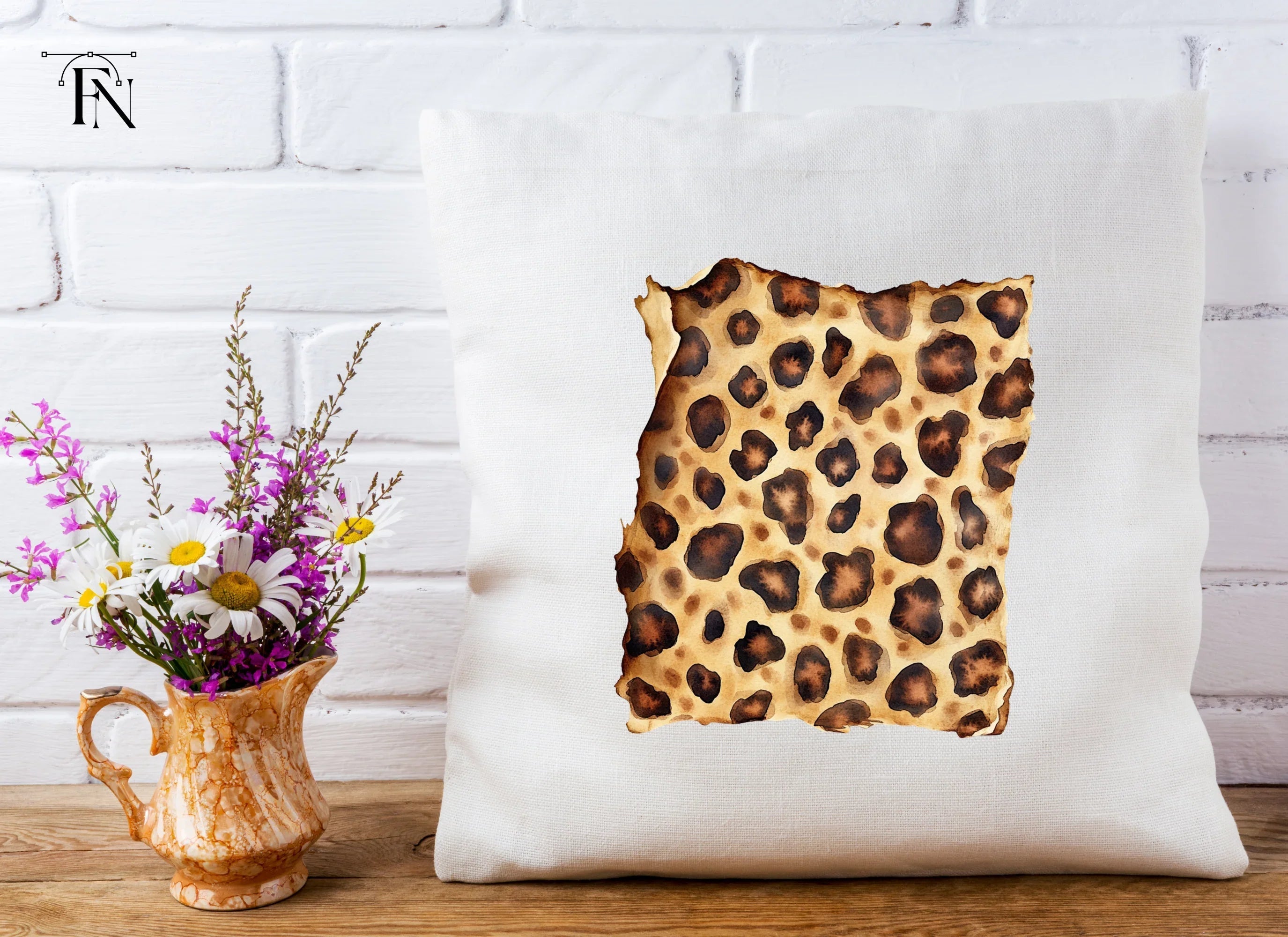 Leopard Texture Clipart Bundle