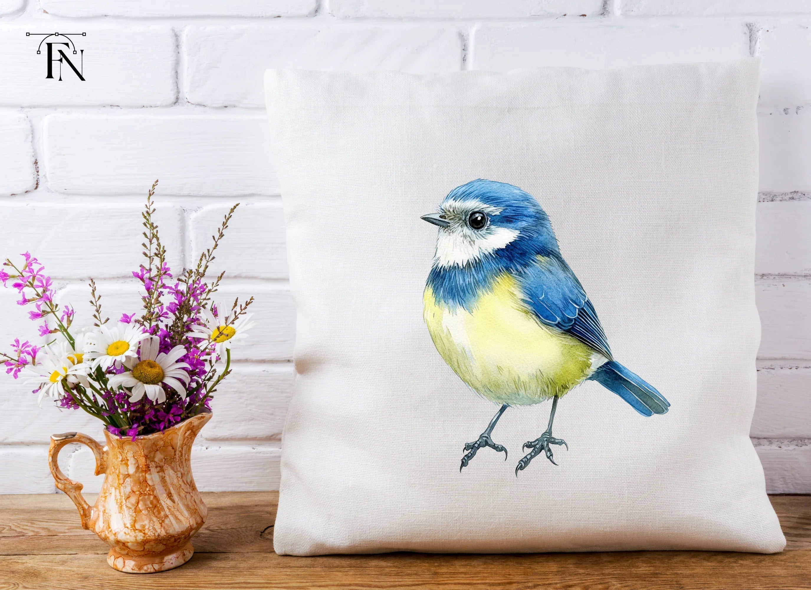 Blue Tit Bird Clipart Bundle