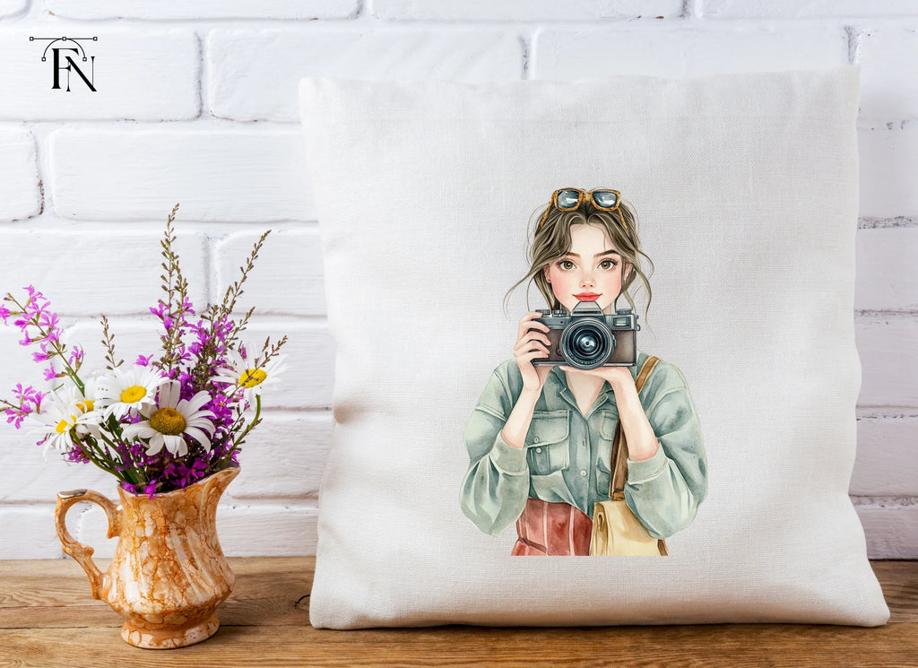 Girl Photographer Clipart Bundle