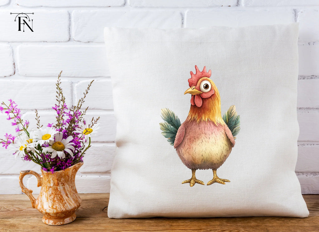 Cute Cartoon Chicken Fun Clipart Bundle