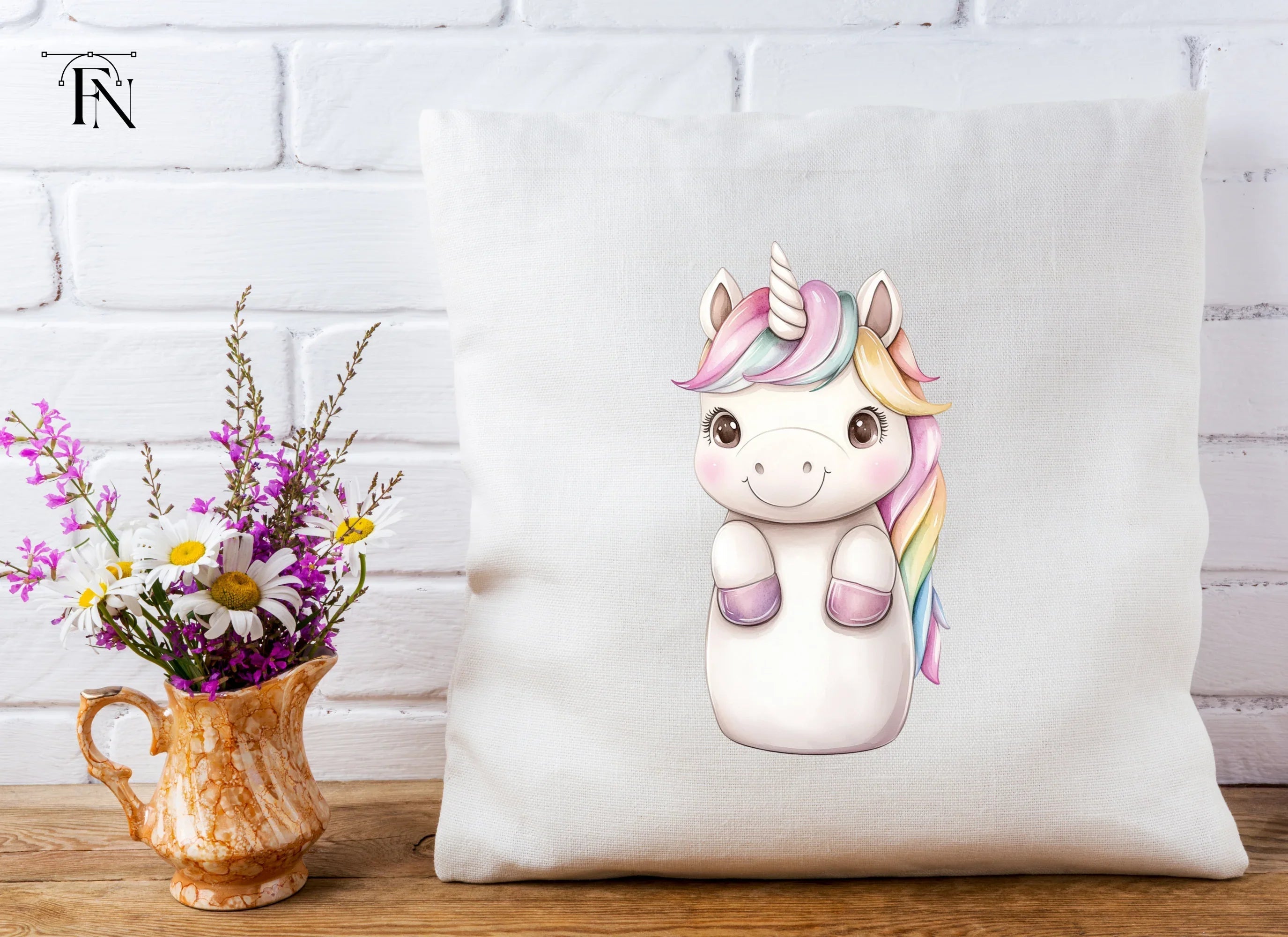 Cute Unicorn Clipart Bundle