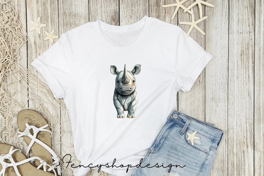 Rhinoceros Clipart Bundle