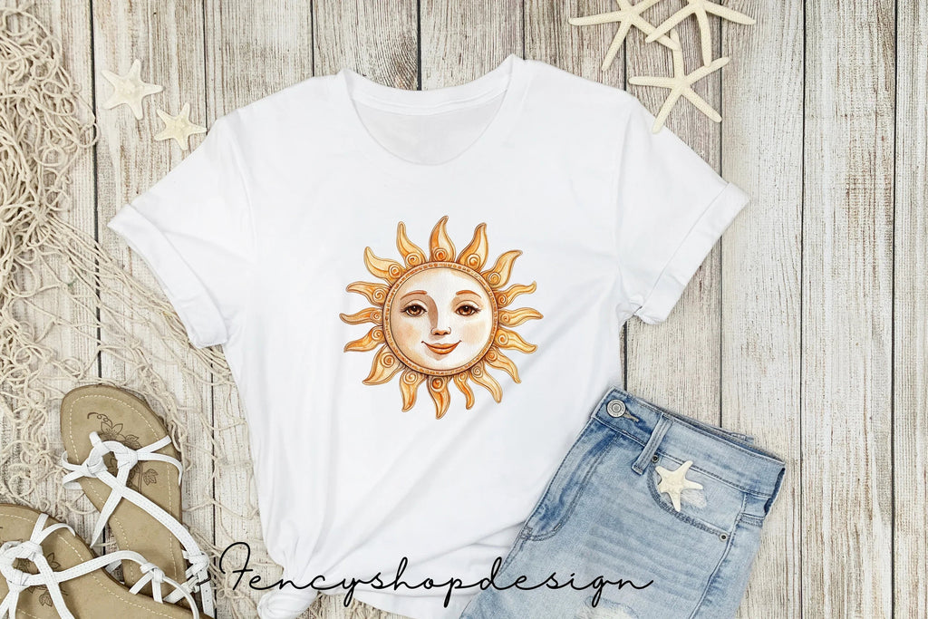 Smiling Sun Clipart Bundle